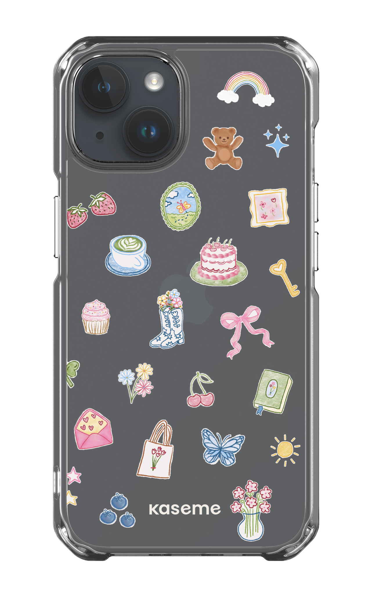 iPhone 14 Clear Case Poetry Clear Case -