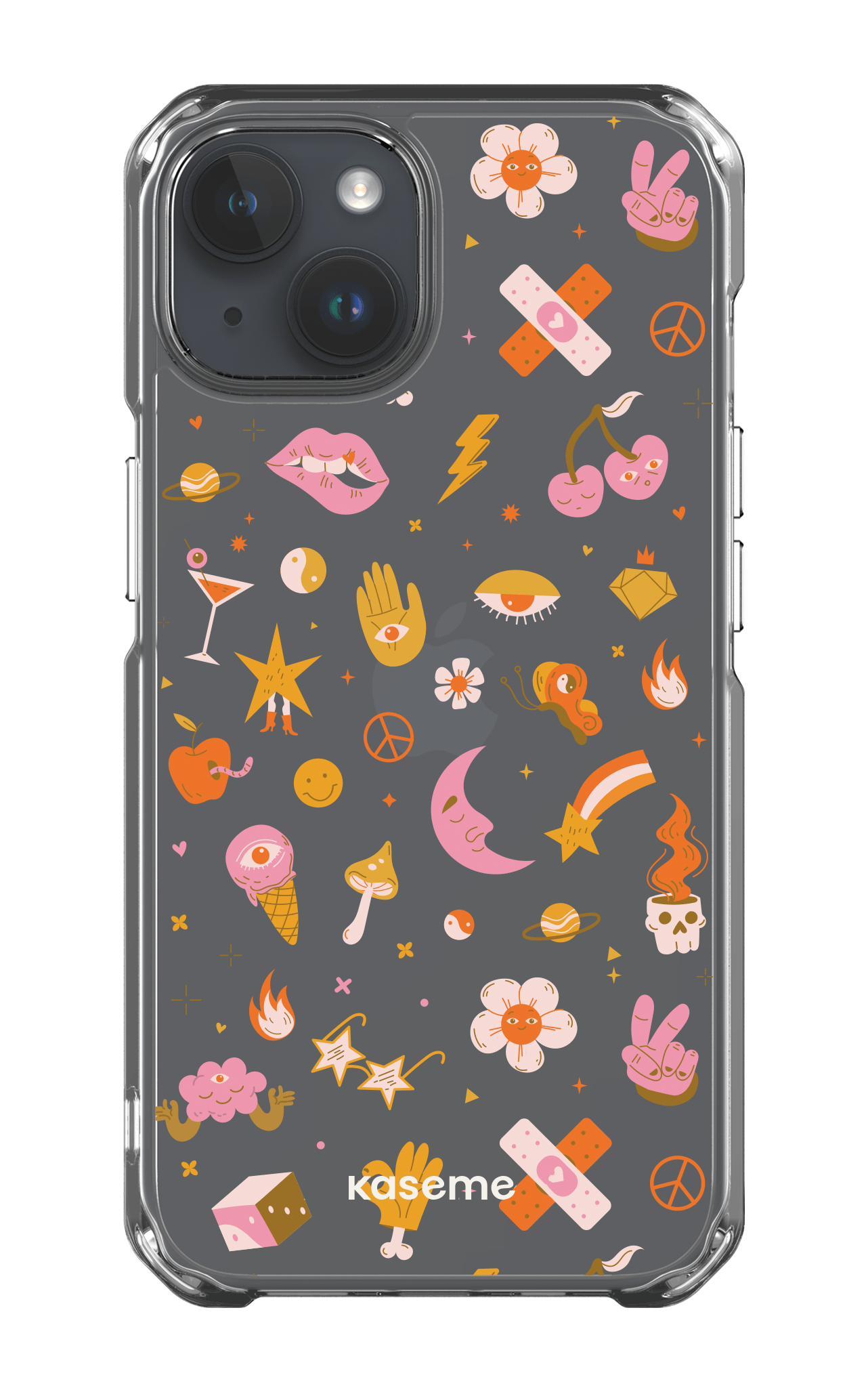 iPhone 14 Clear Case Psycho Clear Case -