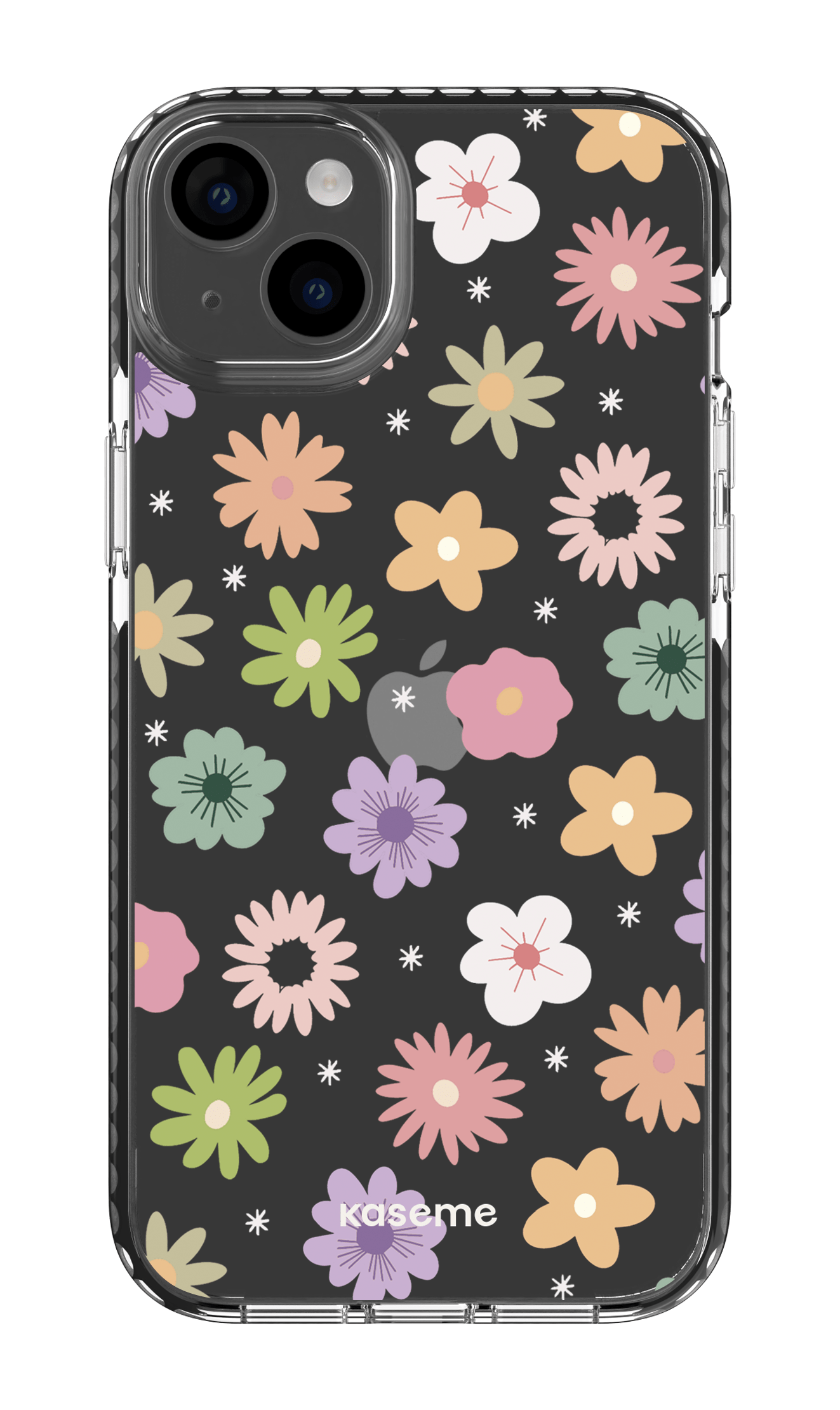 iPhone 14 Plus Clear Case Black Adore small Clear Case -