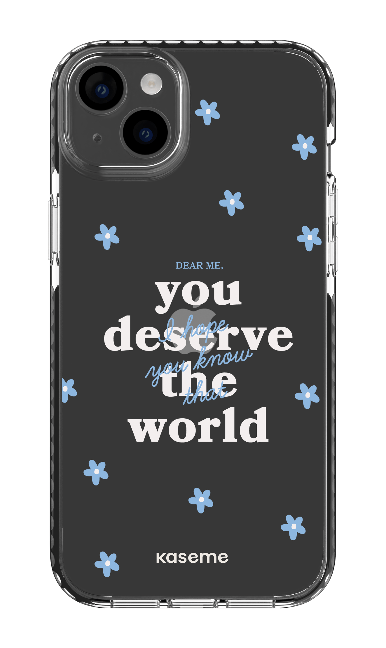 iPhone 14 Plus Clear Case Black Dear Me clear case -