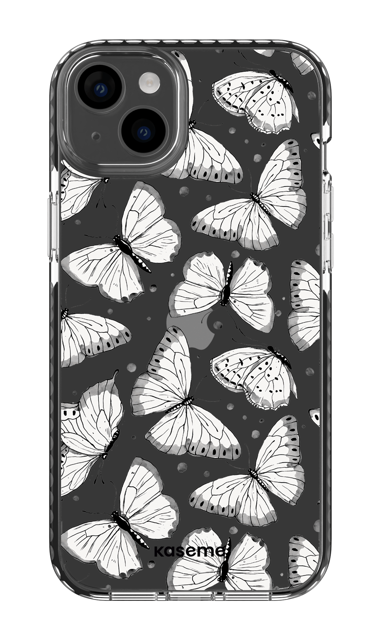 iPhone 14 Plus Clear Case Black Float Clear Case -