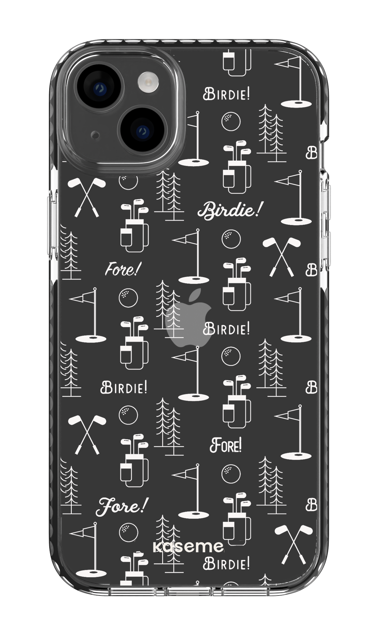 iPhone 14 Plus Clear Case Black Fore clear case -