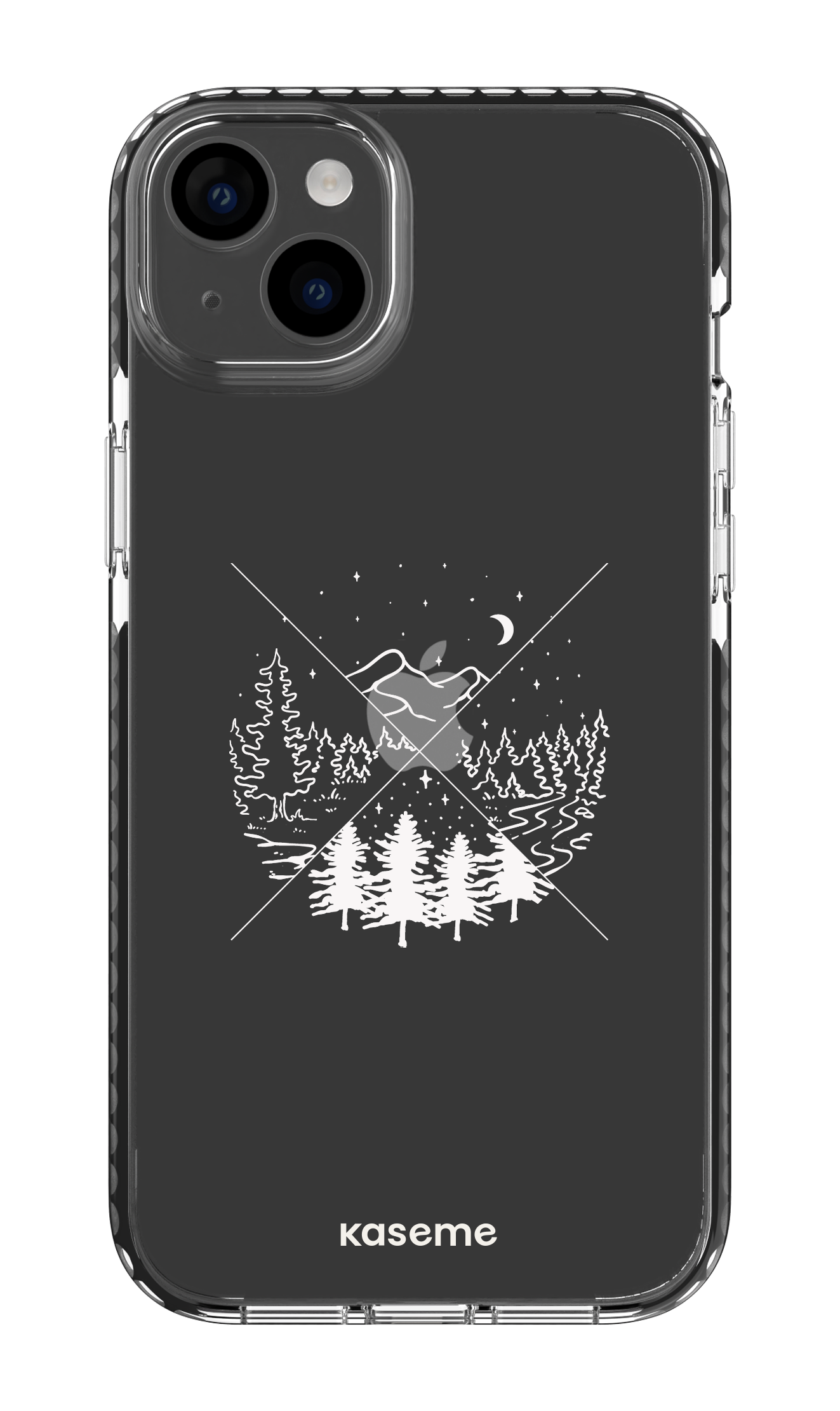 iPhone 14 Plus Clear Case Black Hike Clear Case -