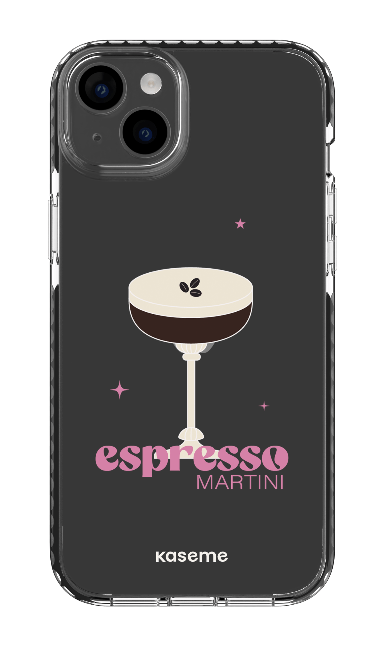 iPhone 14 Plus Clear Case Black Hold My Tiny Clear Case -