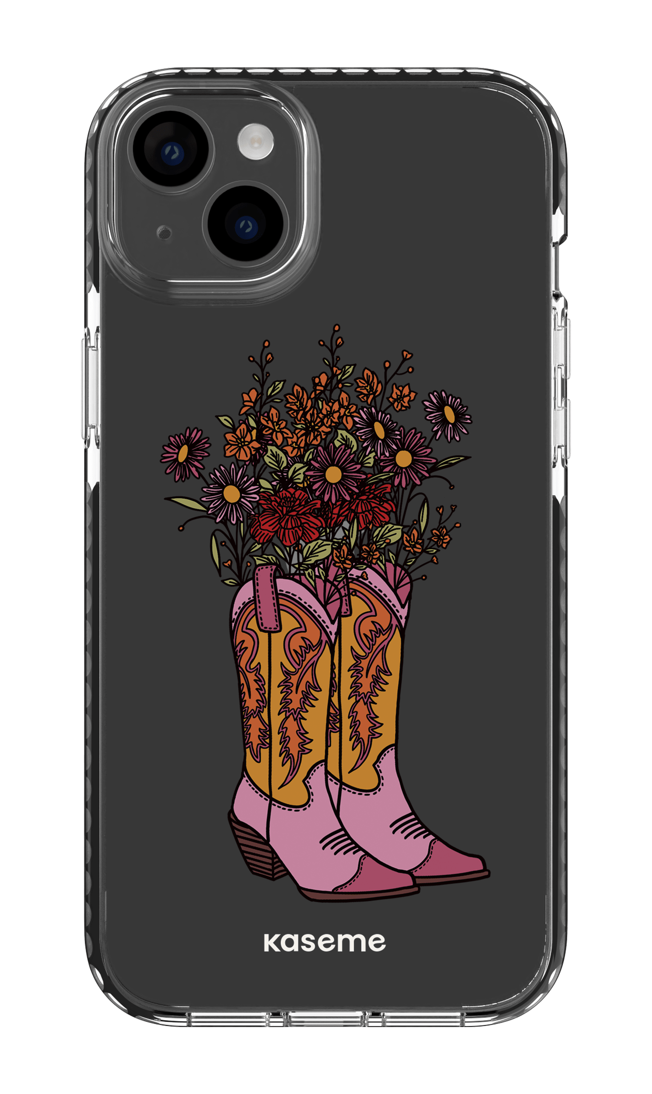 iPhone 14 Plus Clear Case Black Howdy Clear Case -