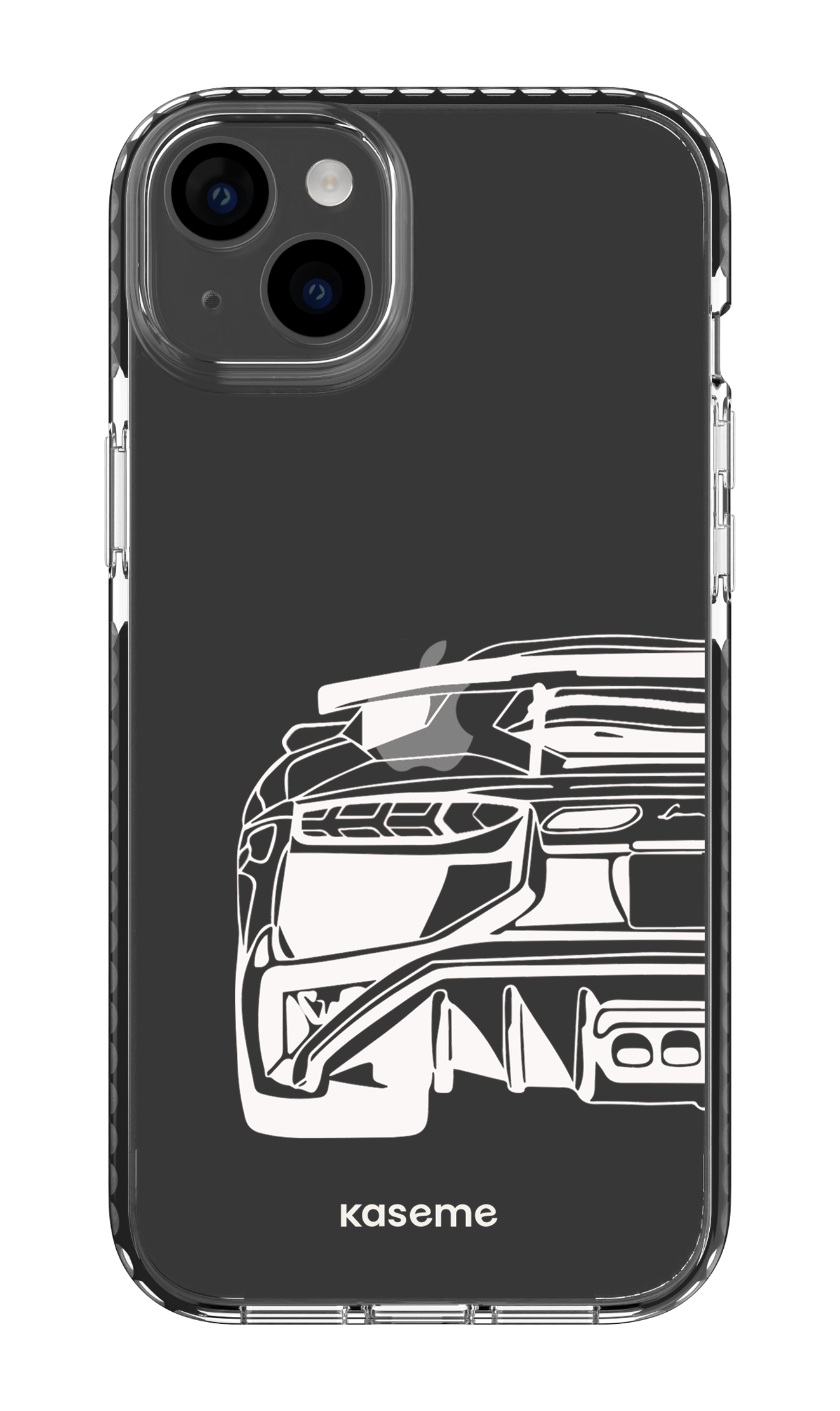 iPhone 14 Plus Clear Case Black Lambo clear case -