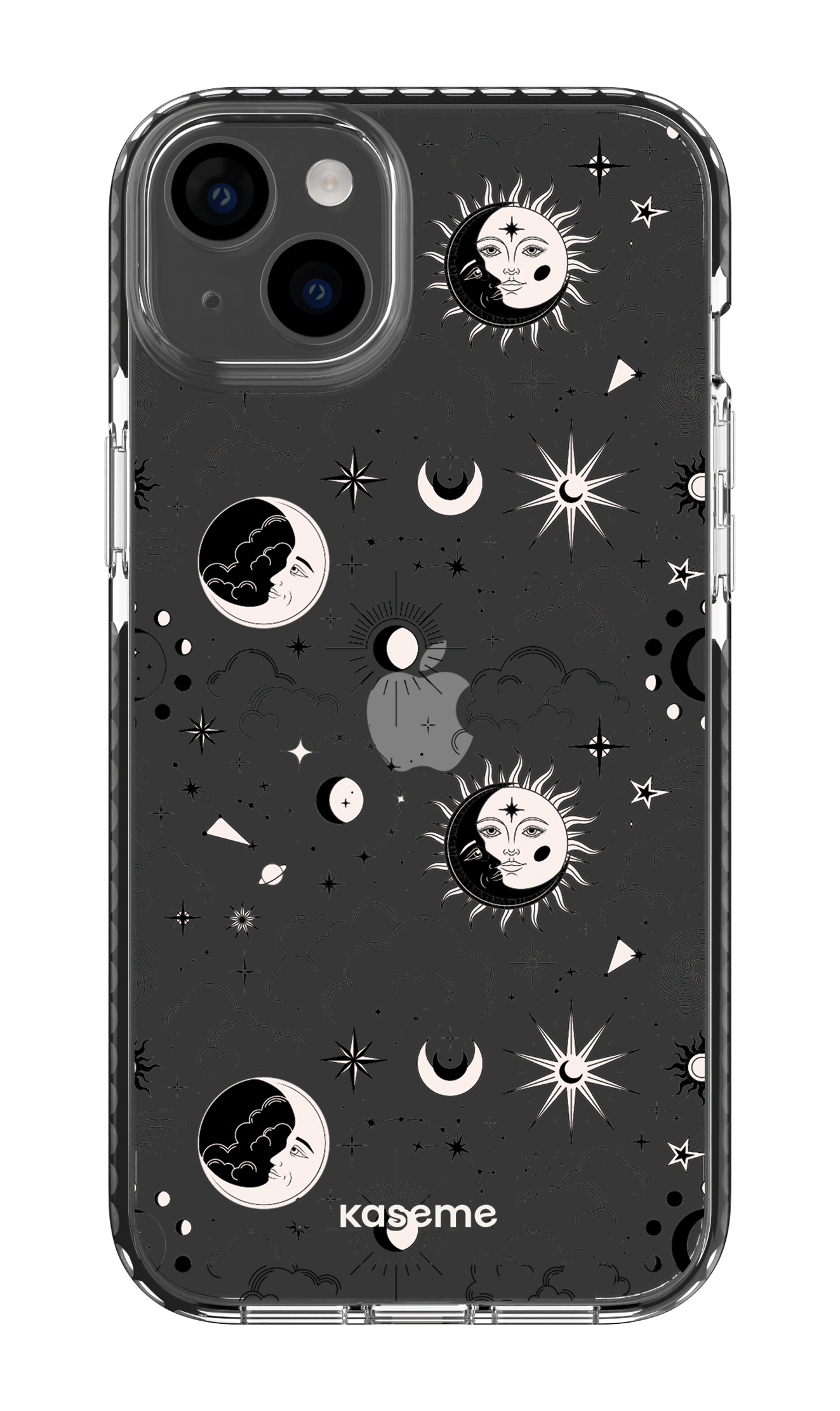 iPhone 14 Plus Clear Case Black Milky Way Black Clear Case -