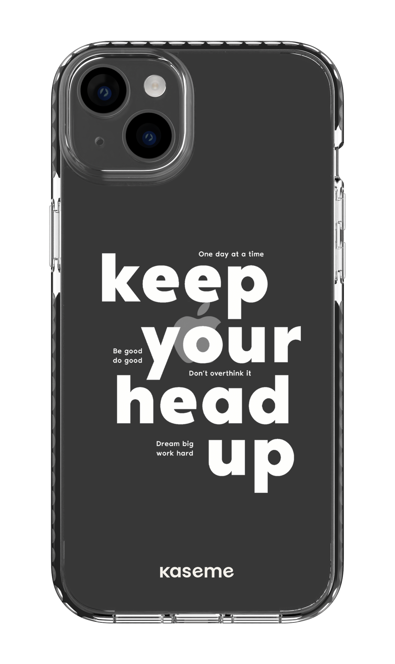 iPhone 14 Plus Clear Case Black Mindset Clear Case -