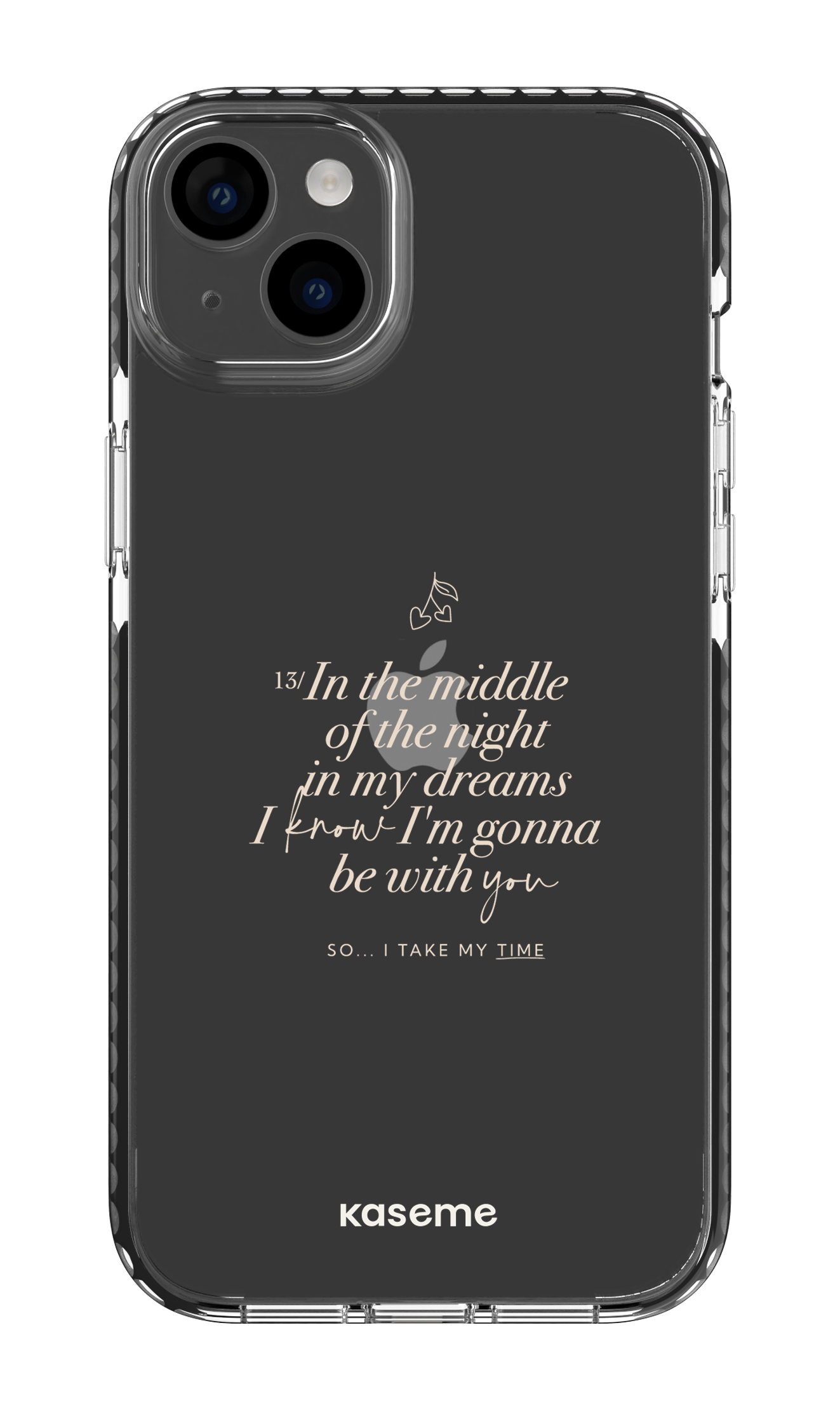 iPhone 14 Plus Clear Case Black Ready For It Clear Case -