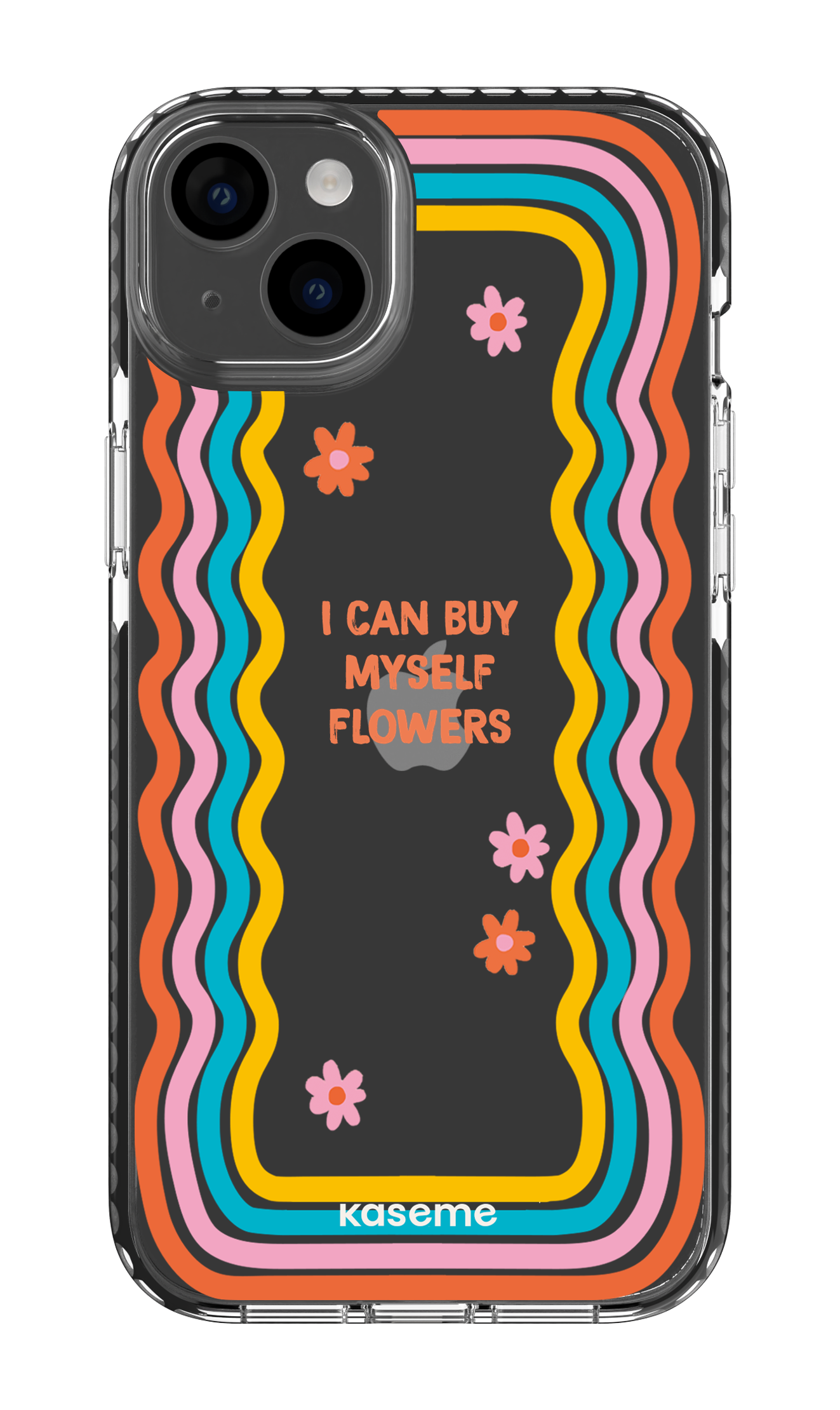 iPhone 14 Plus Clear Case Black She Can Clear Case -