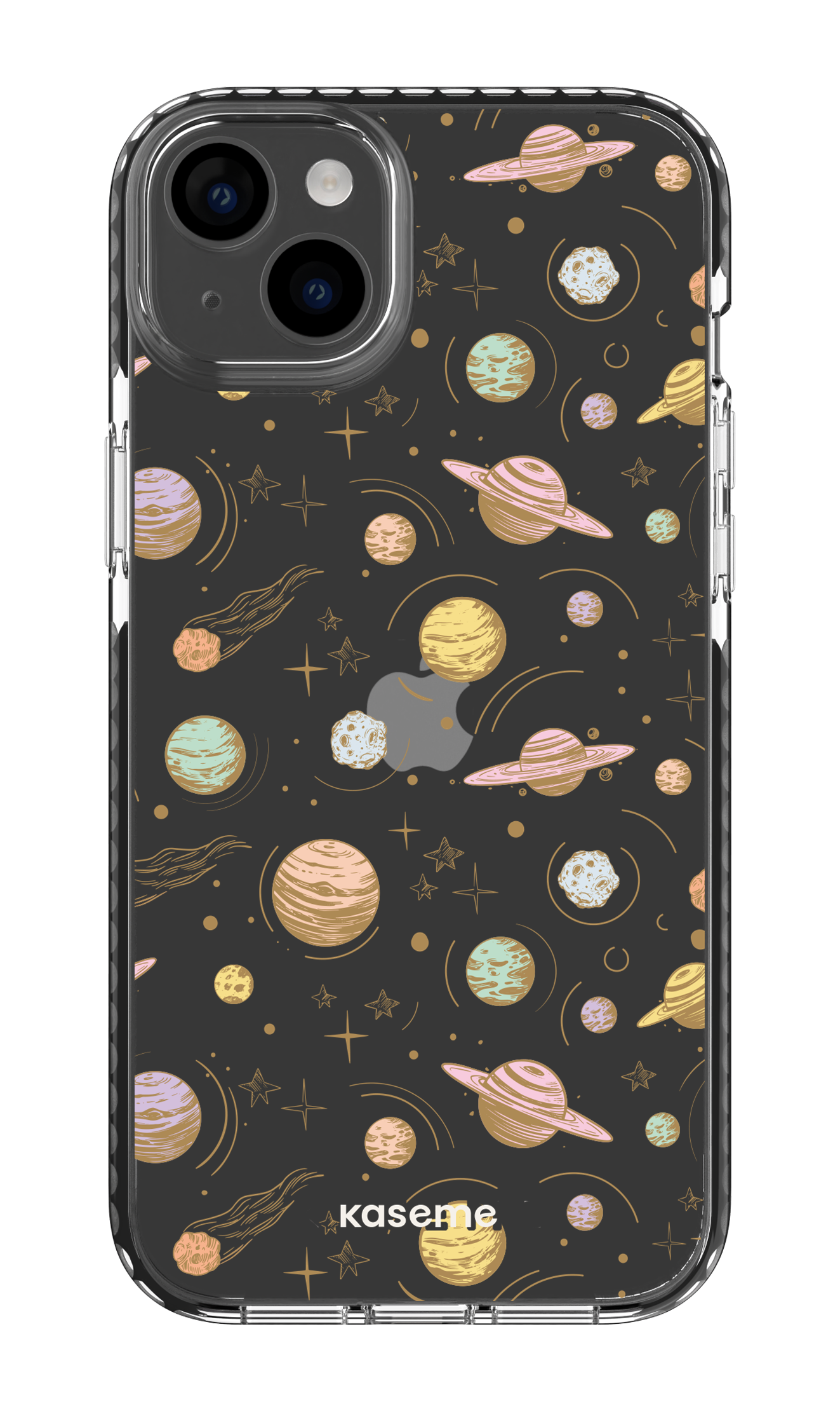 iPhone 14 Plus Clear Case Black Solar Clear Case -