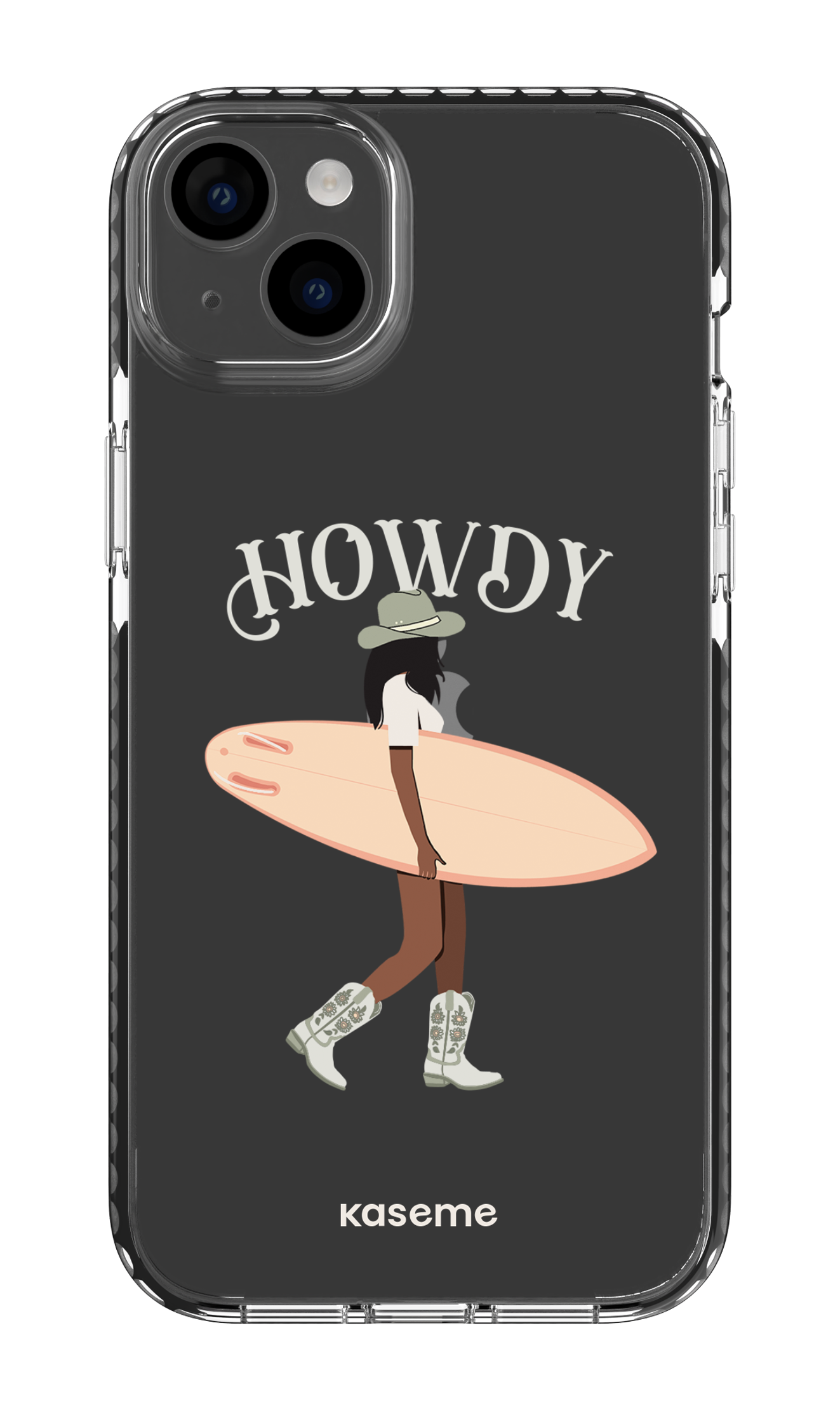 iPhone 14 Plus Clear Case Black Westsea Green Clear Case -