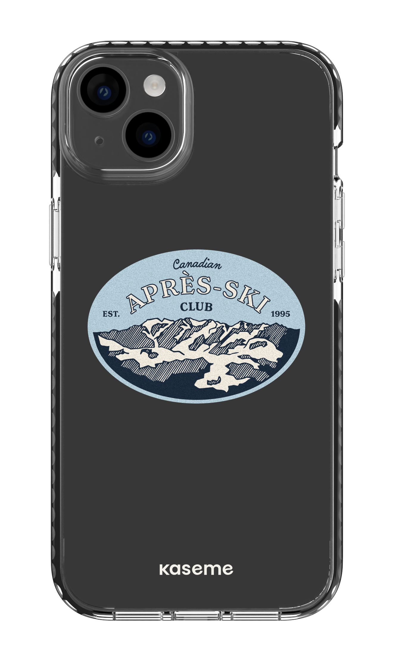 iPhone 14 Plus Clear Case Black Whistler Clear Case -