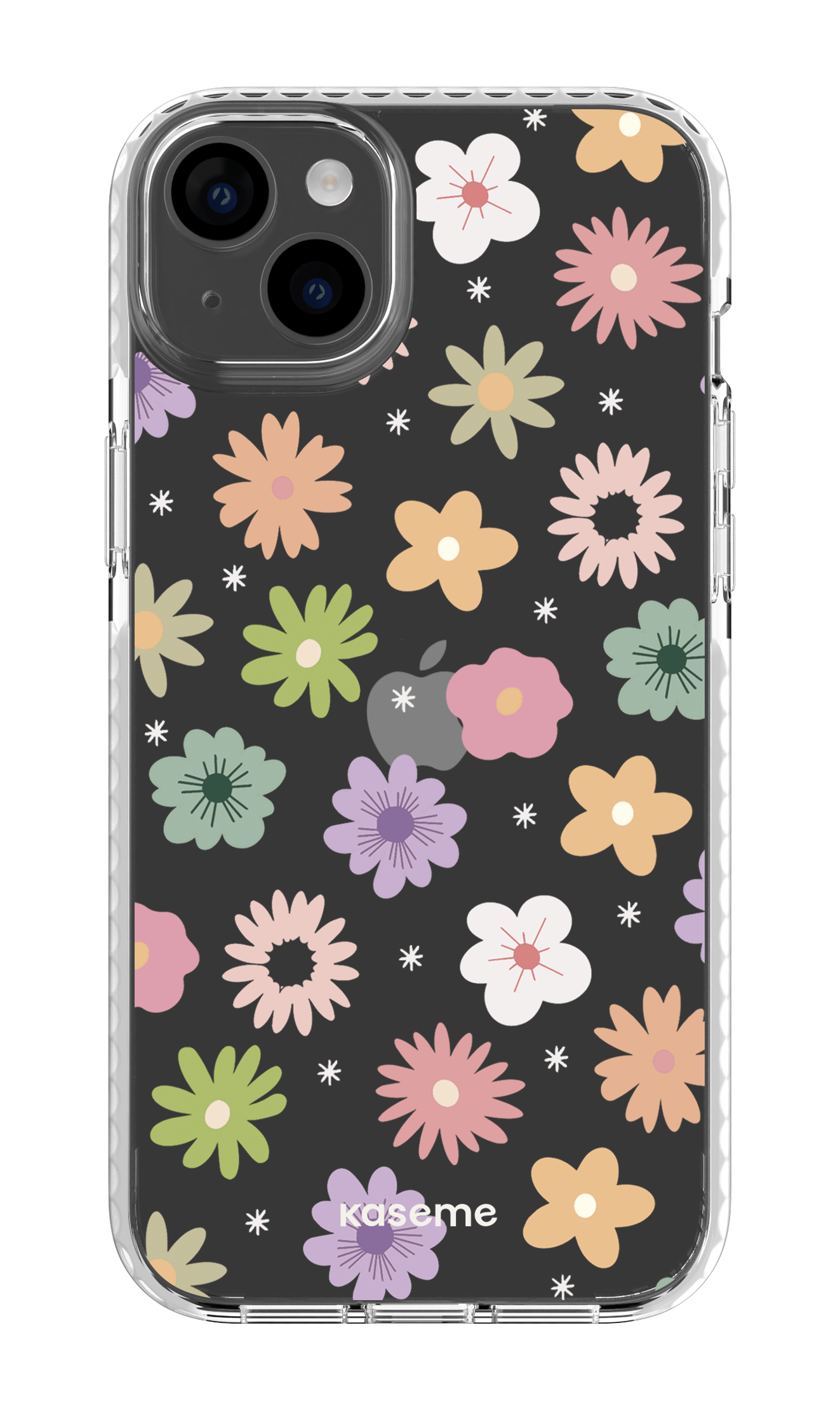 iPhone 14 Plus Clear Case White Adore small clear case -