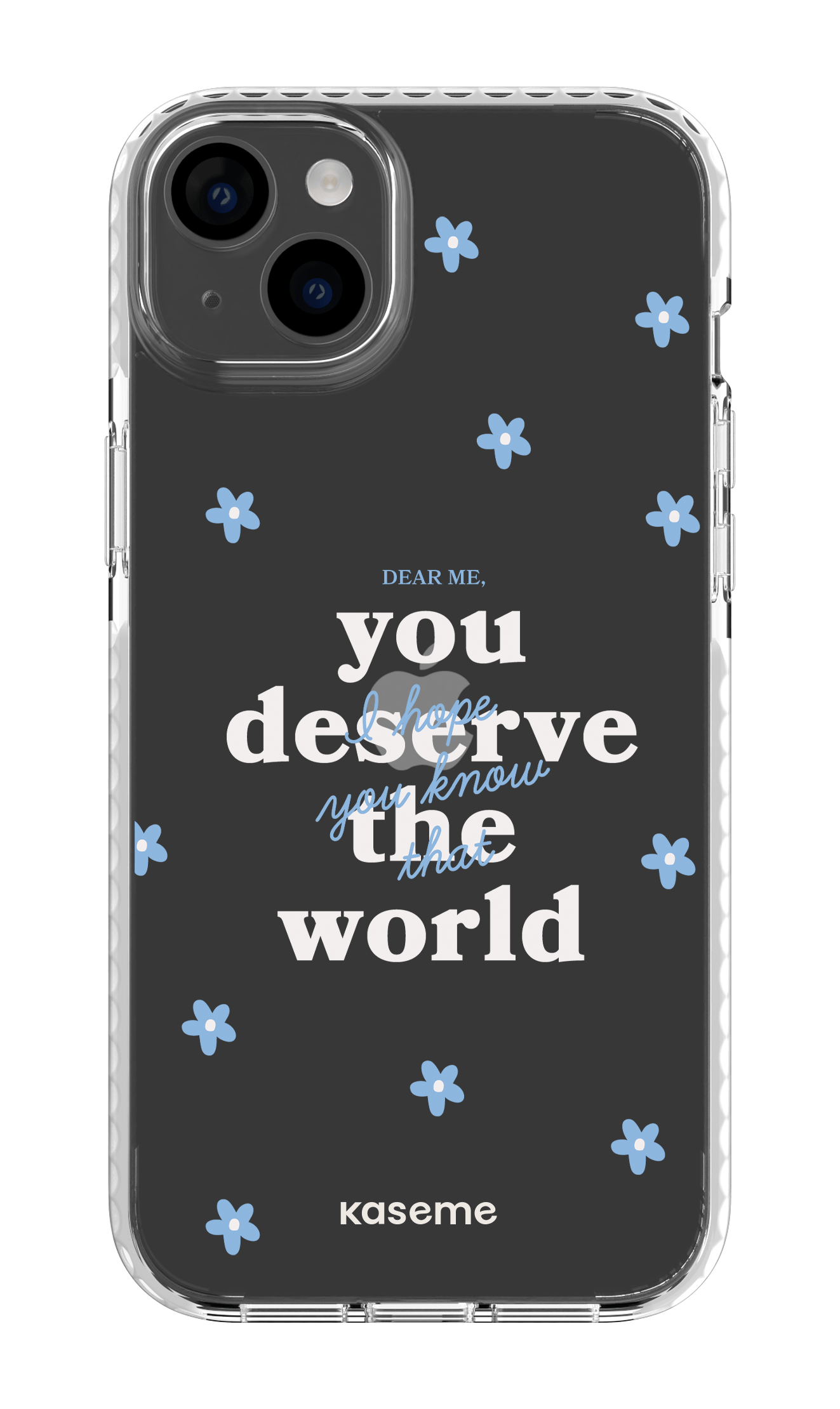 iPhone 14 Plus Clear Case White Dear Me clear case -