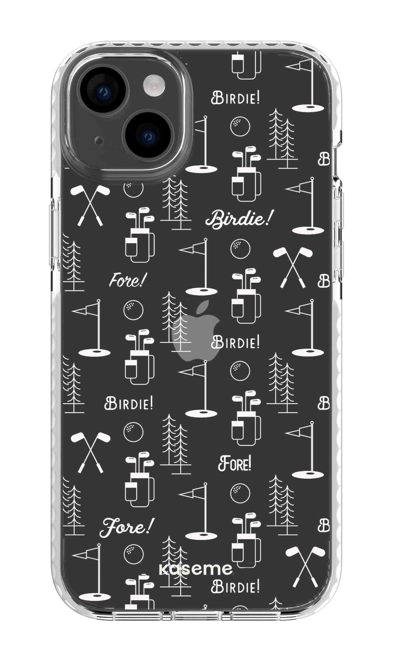 iPhone 14 Plus Clear Case White Fore clear case -