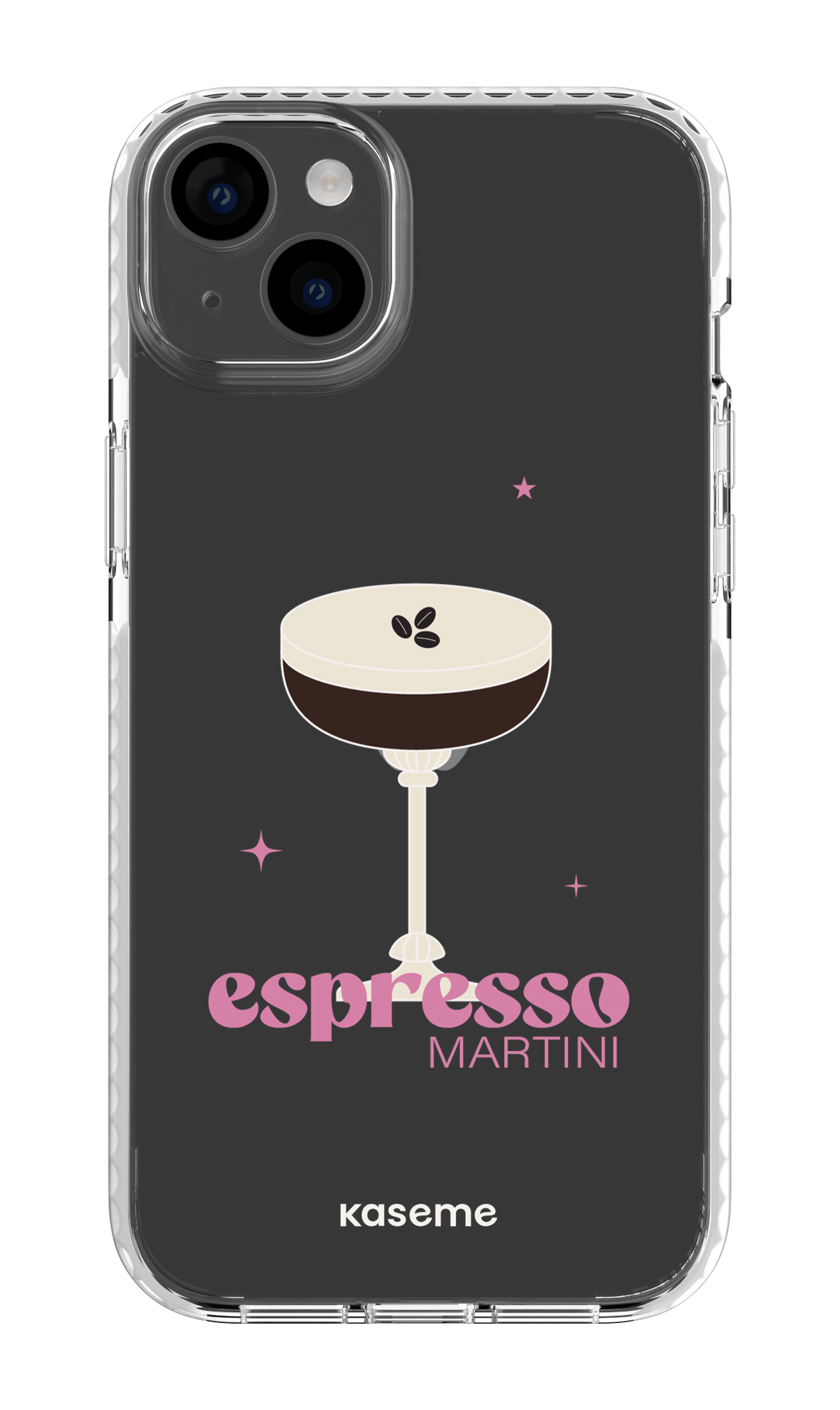 iPhone 14 Plus Clear Case White Hold My Tiny Clear Case -