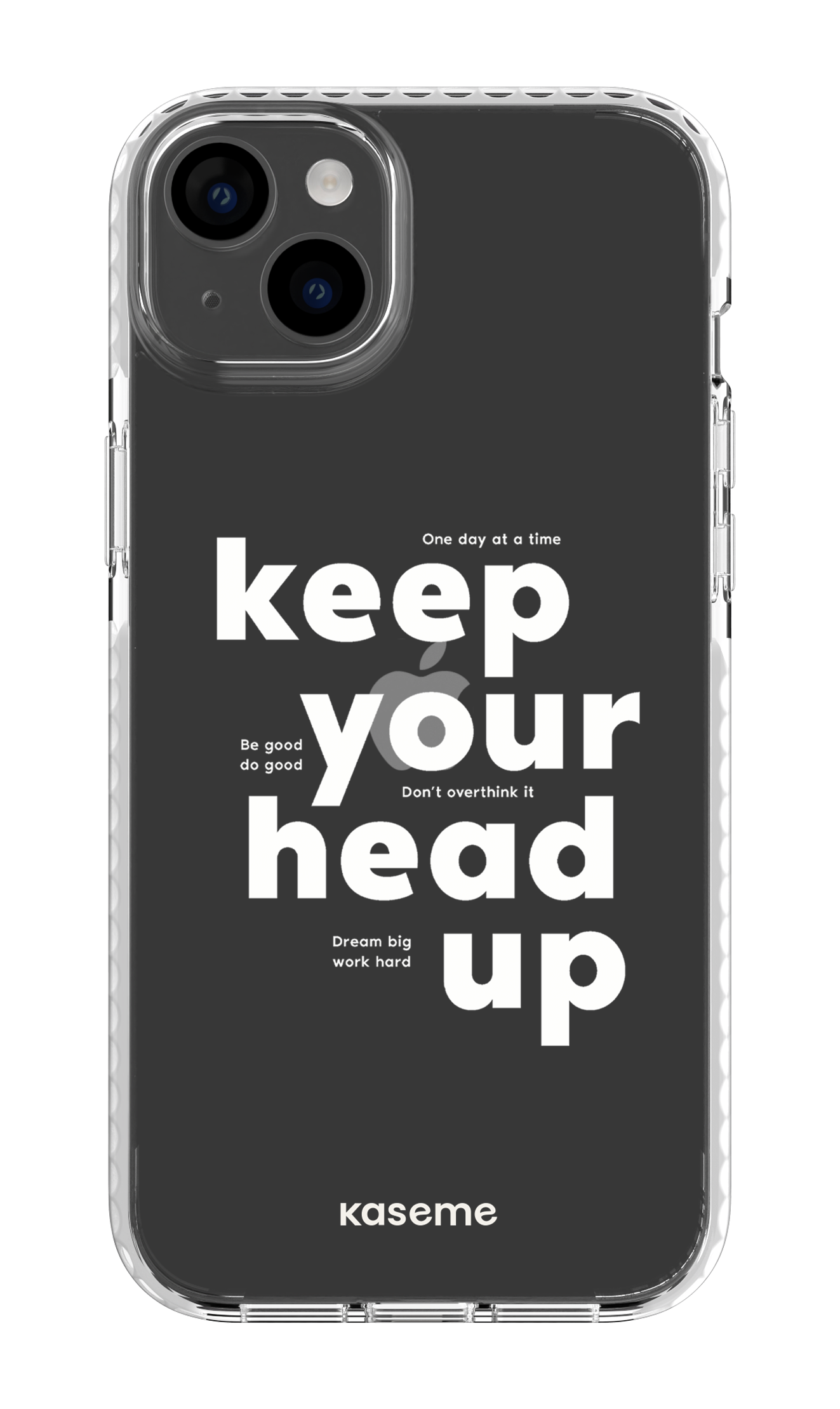 iPhone 14 Plus Clear Case White Mindset Clear Case -