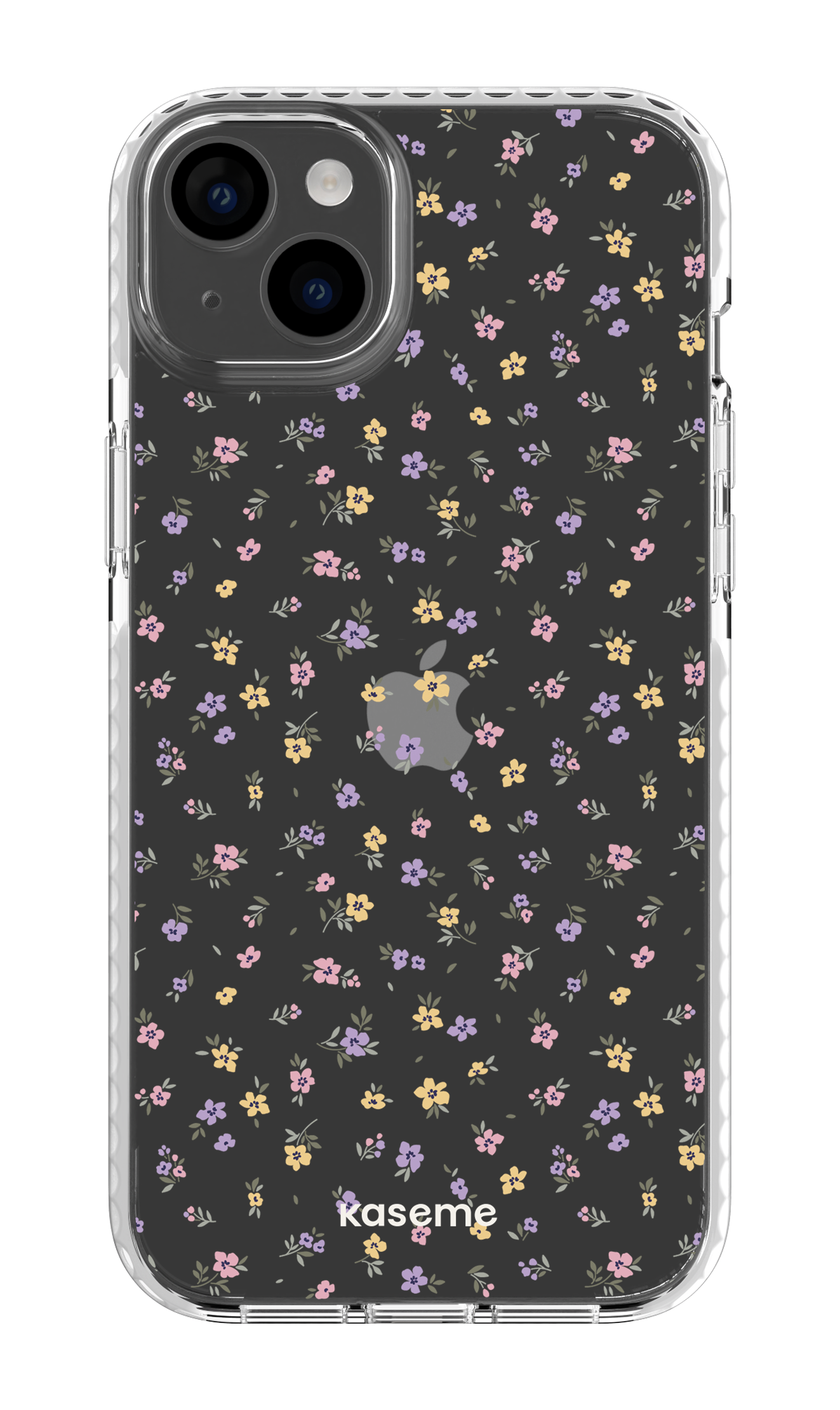 iPhone 14 Plus Clear Case White Porcelain Blossom Clear Case -