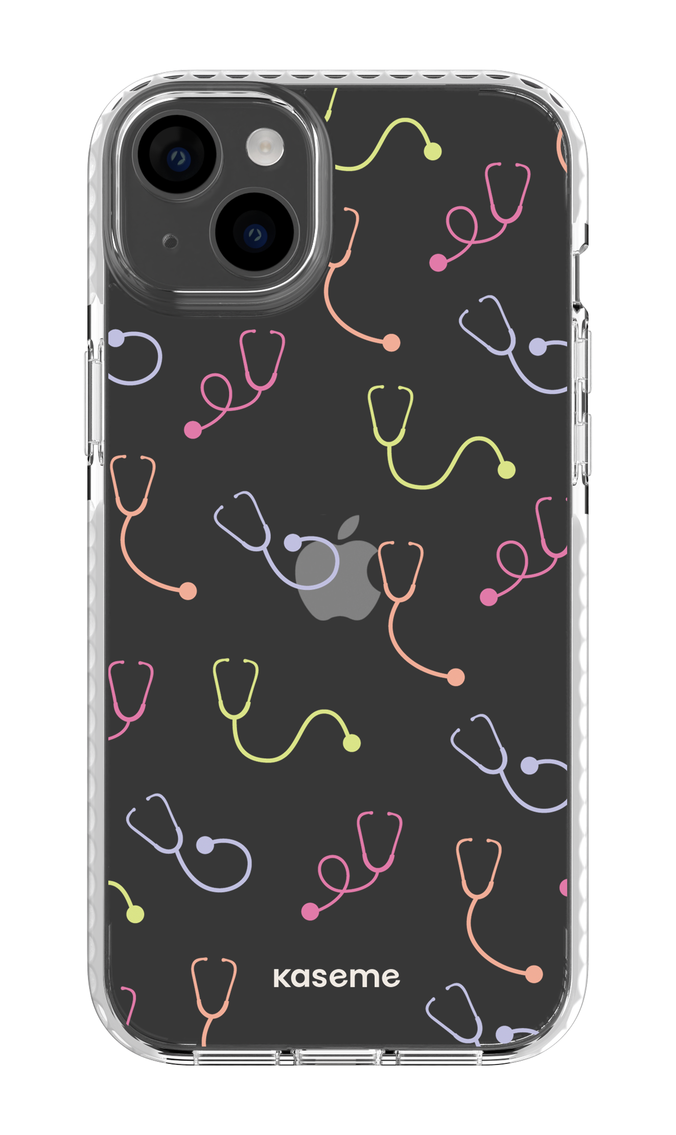 iPhone 14 Plus Clear Case White Pulse Clear Case -