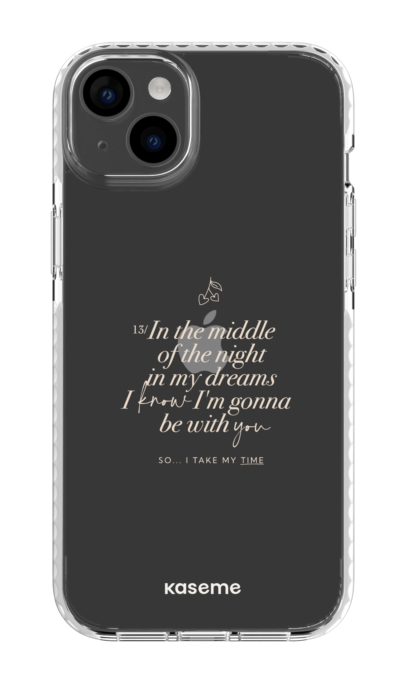 iPhone 14 Plus Clear Case White Ready For It Clear Case -