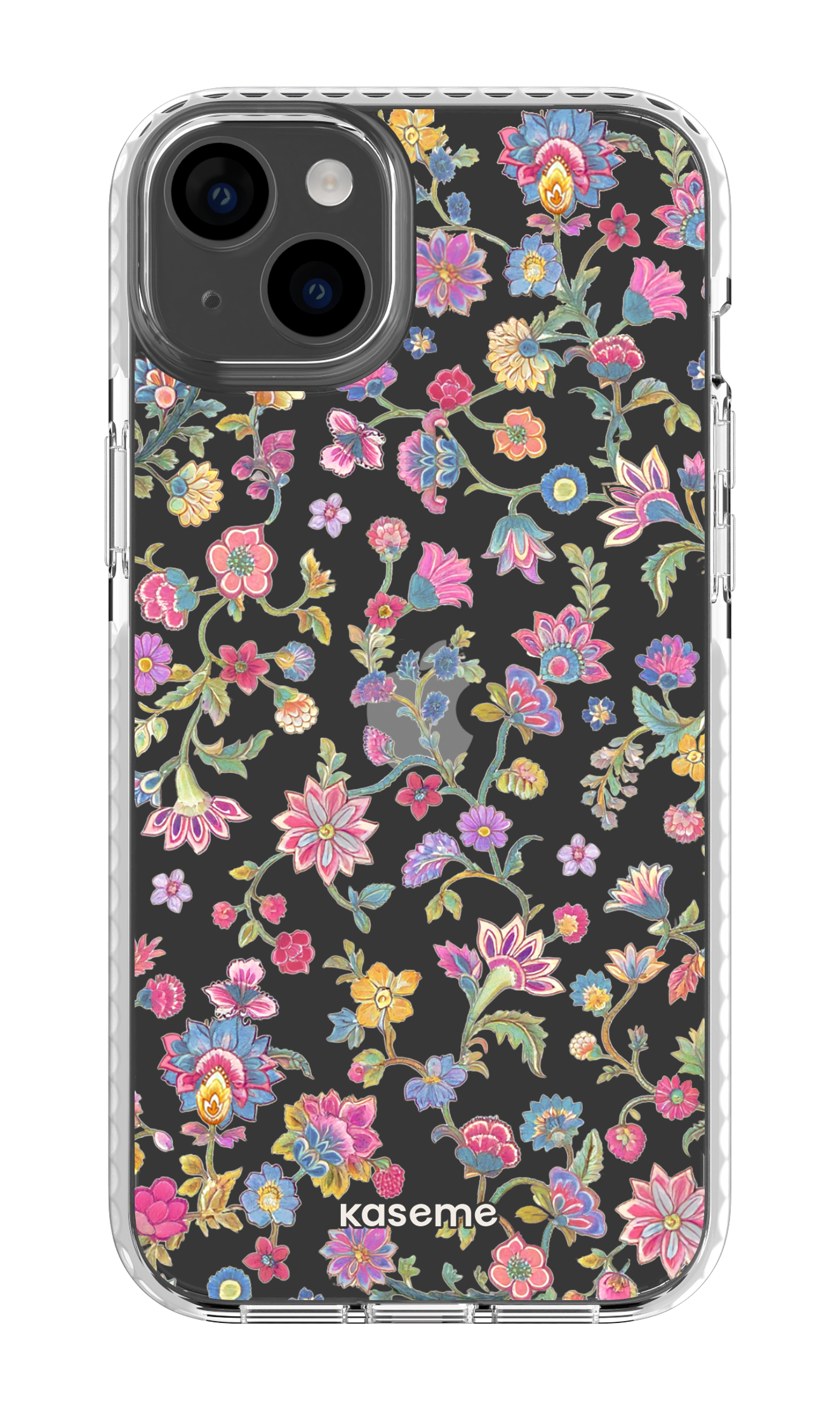iPhone 14 Plus Clear Case White Secret Garden Clear Case -