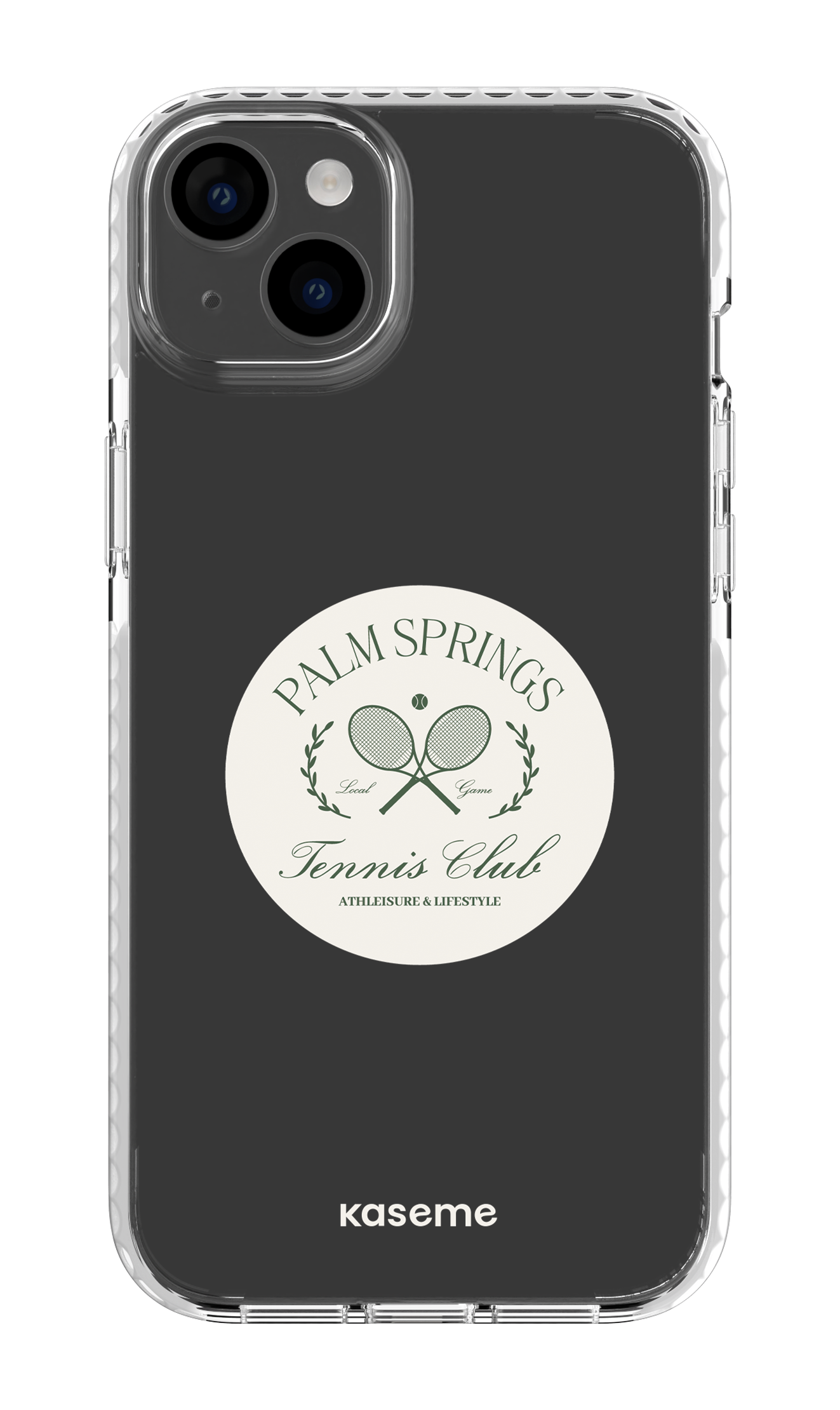 iPhone 14 Plus Clear Case White Serve it up Clear Case -
