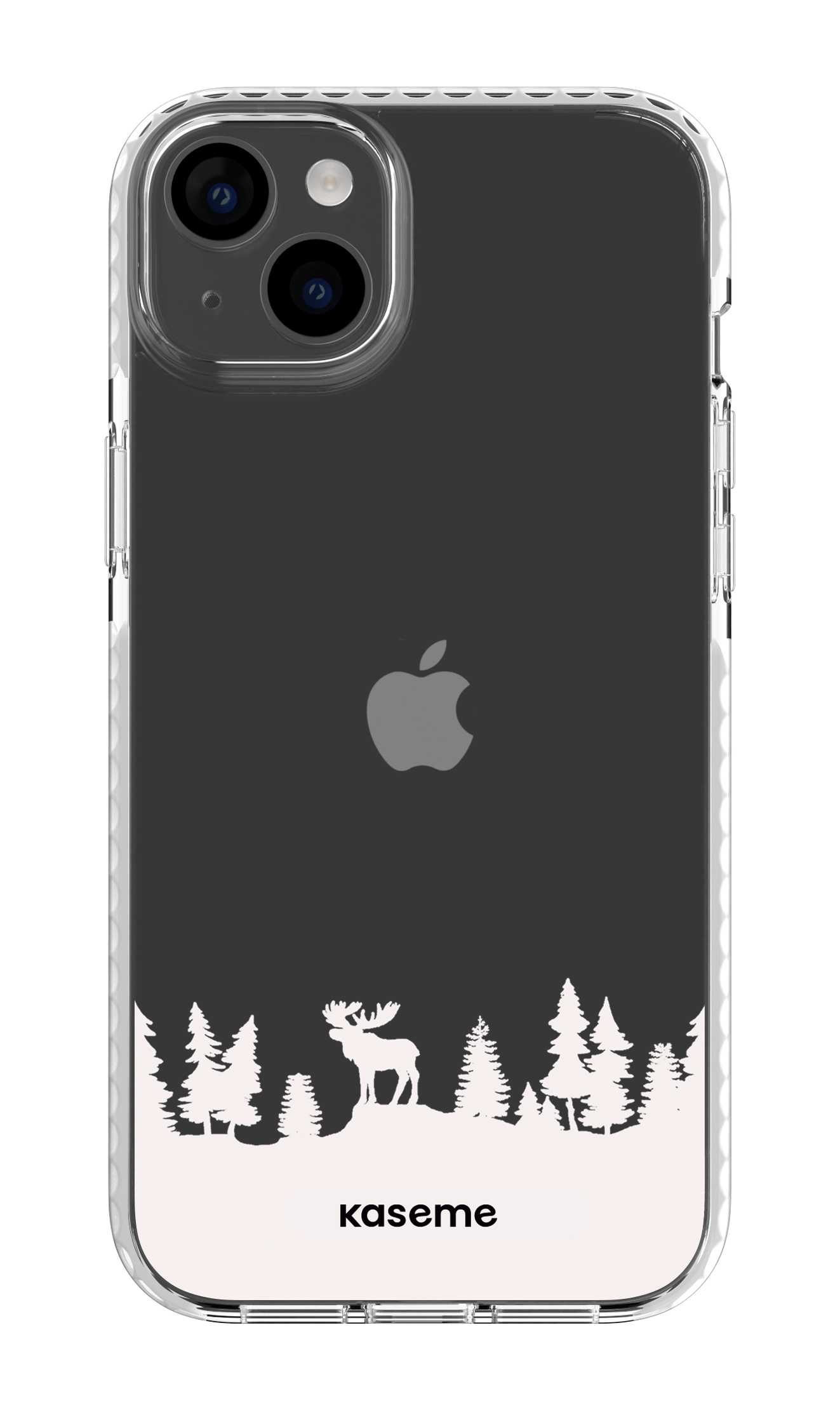 iPhone 14 Plus Clear Case White The Moose Clear Case -