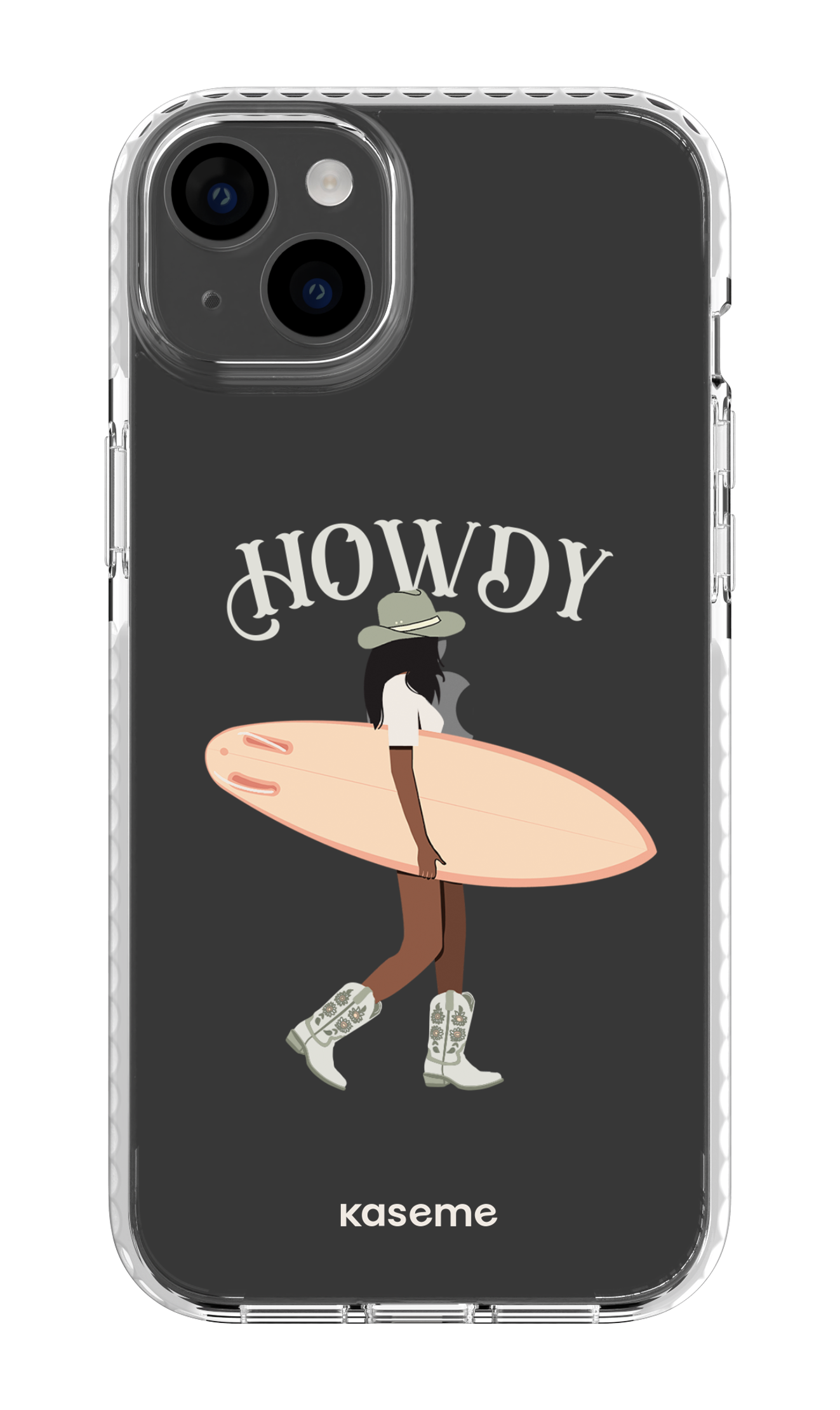 iPhone 14 Plus Clear Case White Westsea Green Clear Case -