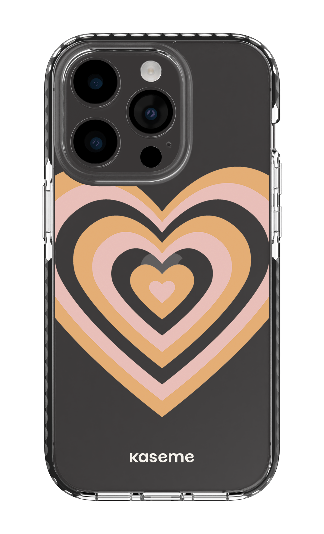iPhone 14 Pro Clear Case - Black Amor Clear Case -