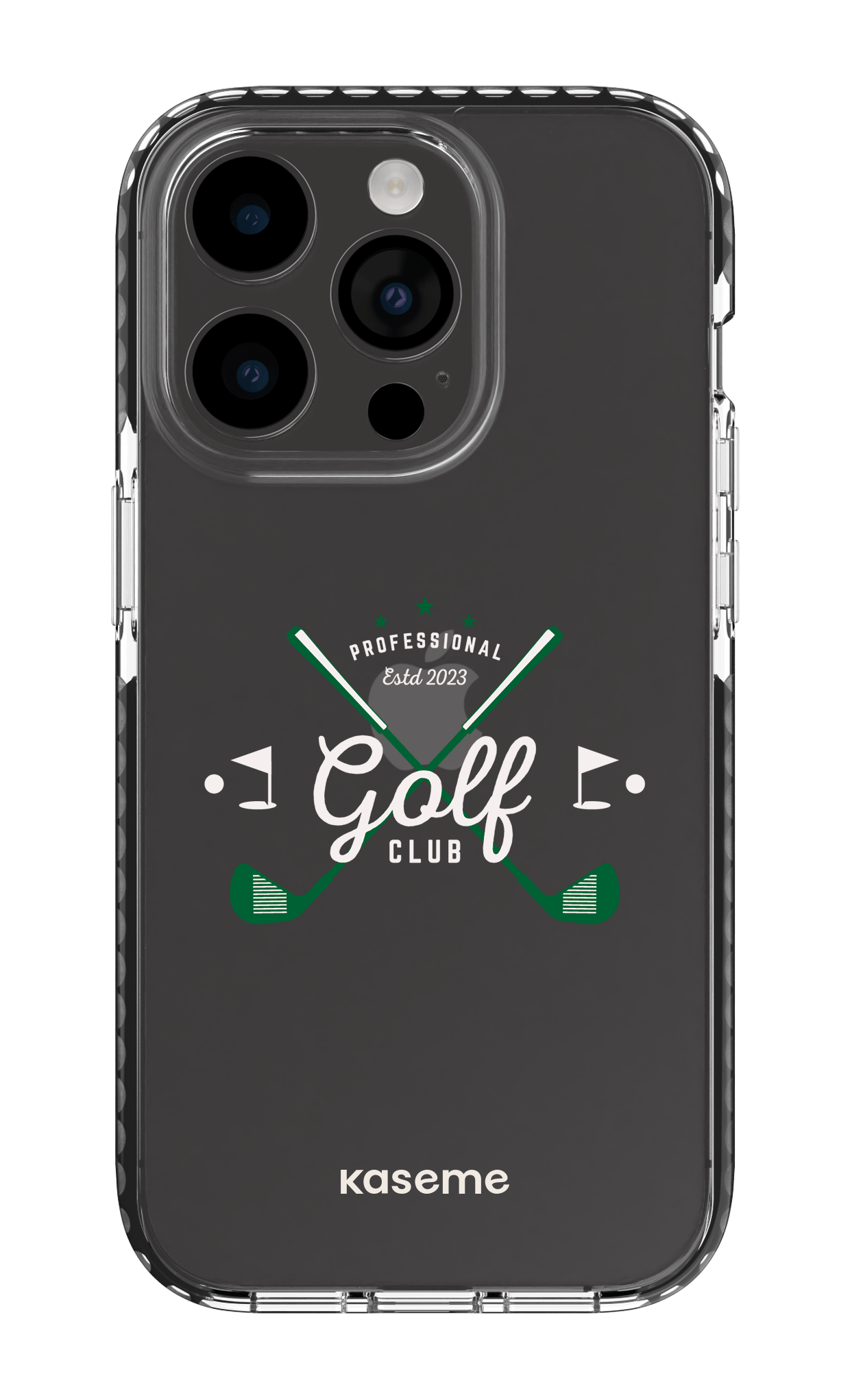 iPhone 14 Pro Clear Case - Black Bogey clear case -