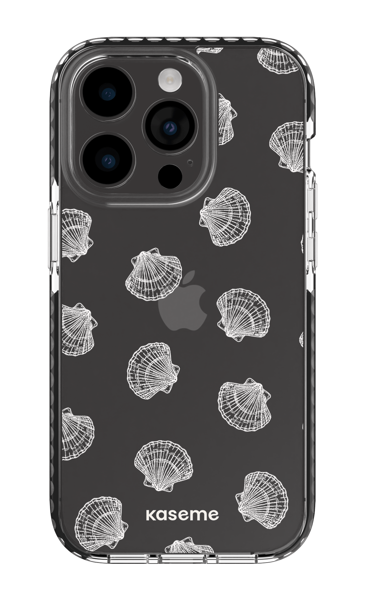 iPhone 14 Pro Clear Case - Black Bondi Beach clear case -