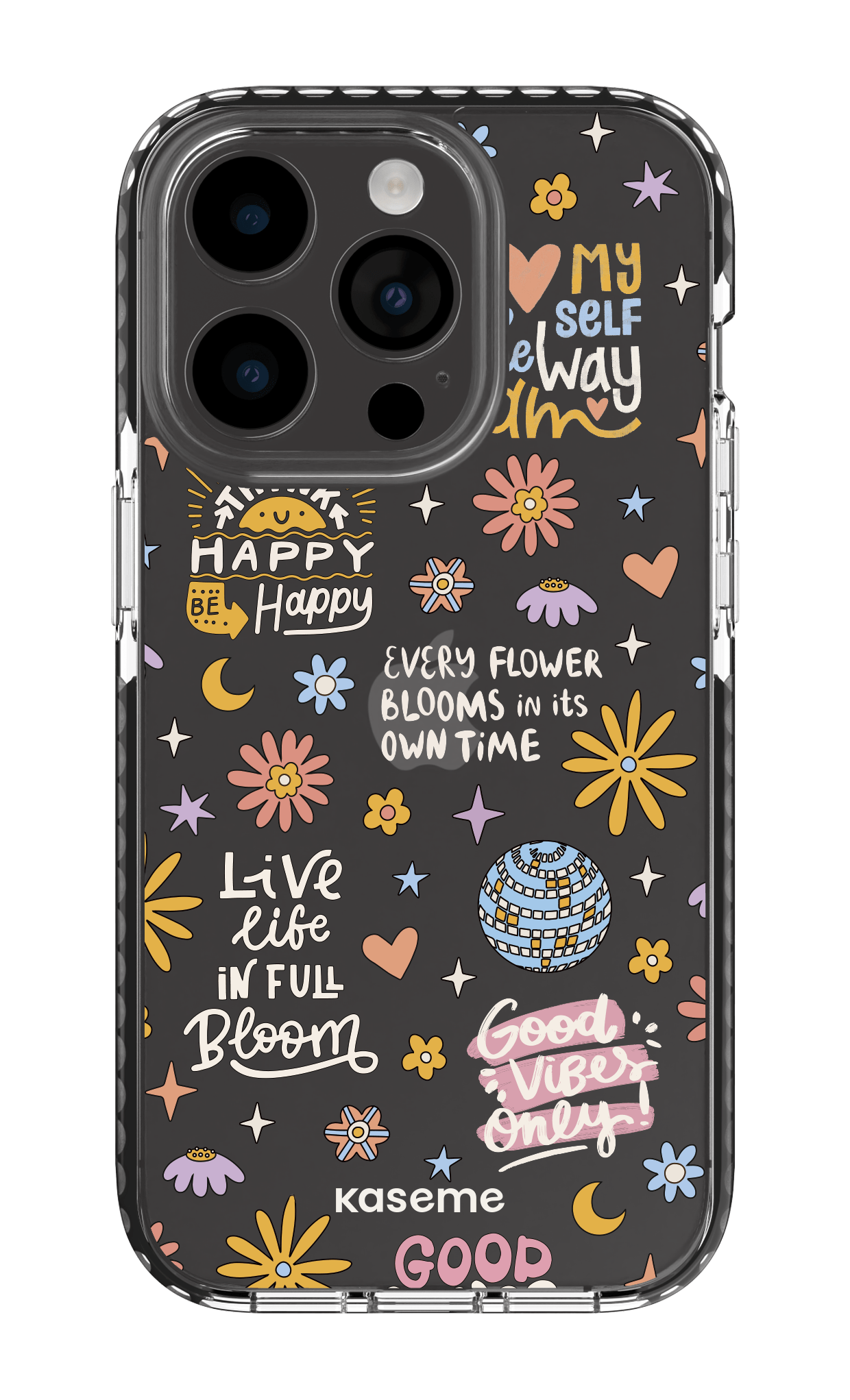 iPhone 14 Pro Clear Case - Black Candid clear case -