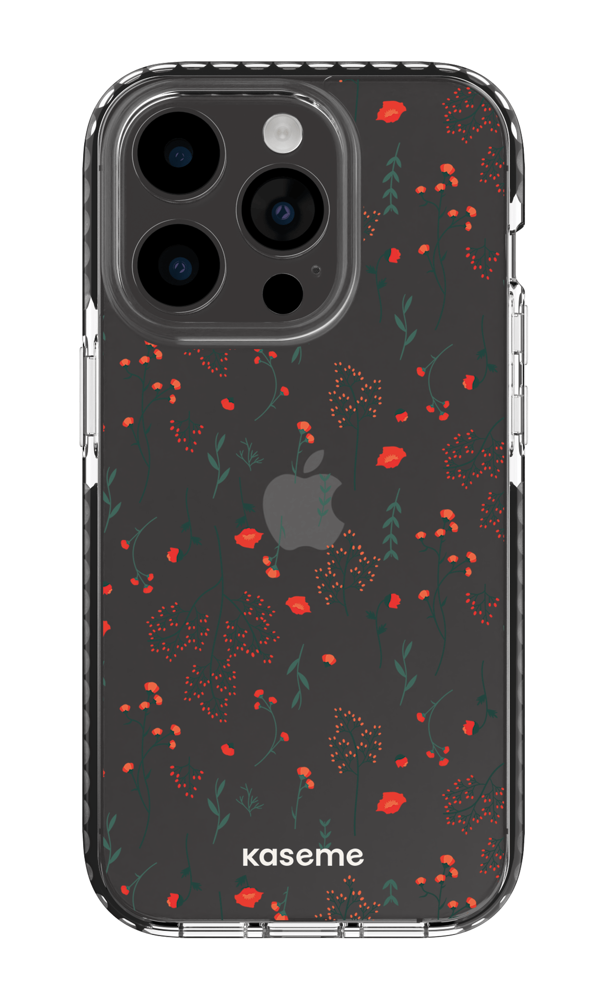 iPhone 14 Pro Clear Case - Black Evelyn Clear Case -