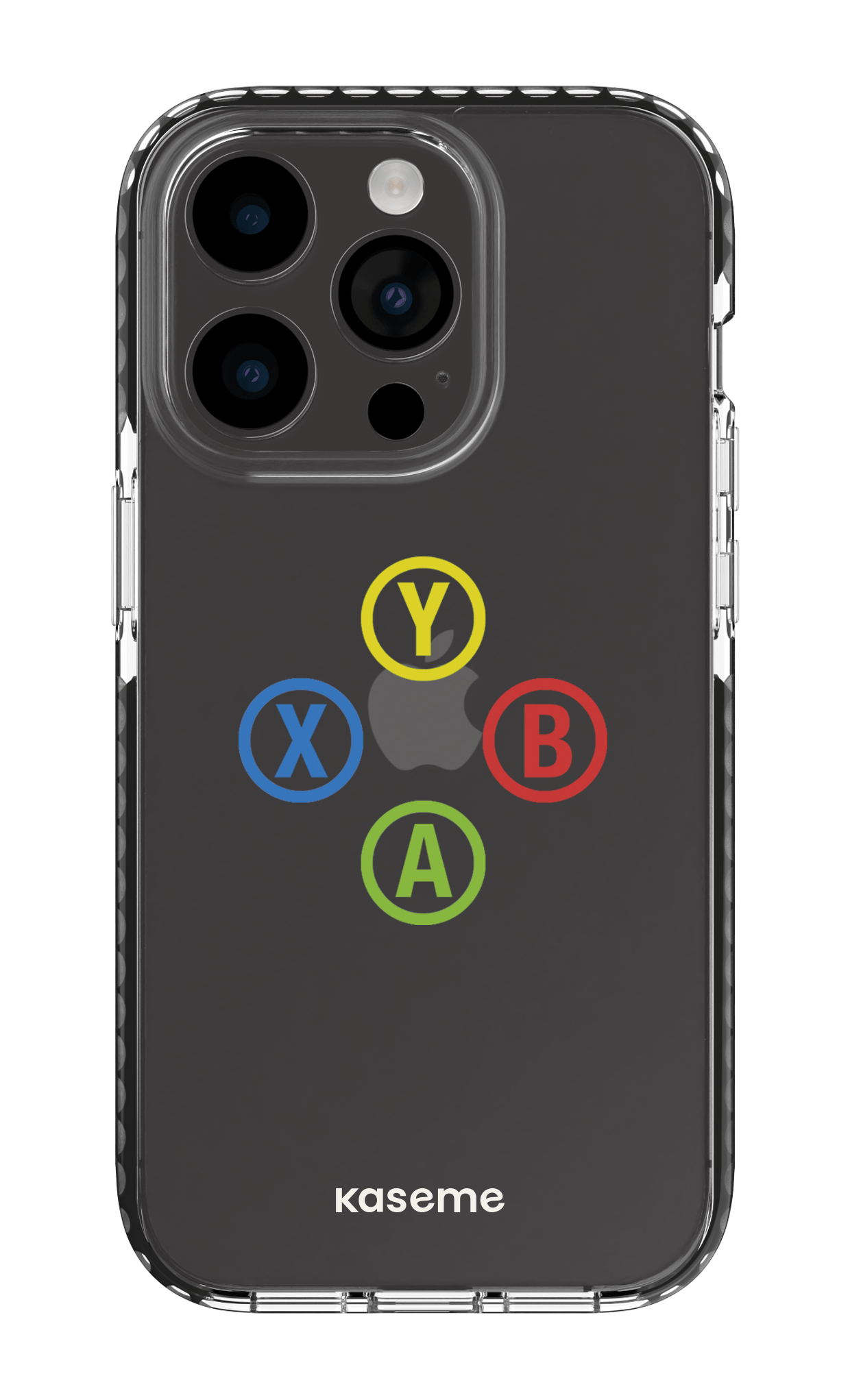 iPhone 14 Pro Clear Case - Black Game clear case -