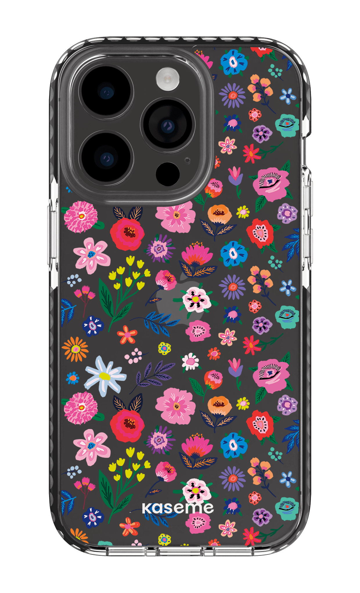 iPhone 14 Pro Clear Case - Black Hallucinate Clear Case -