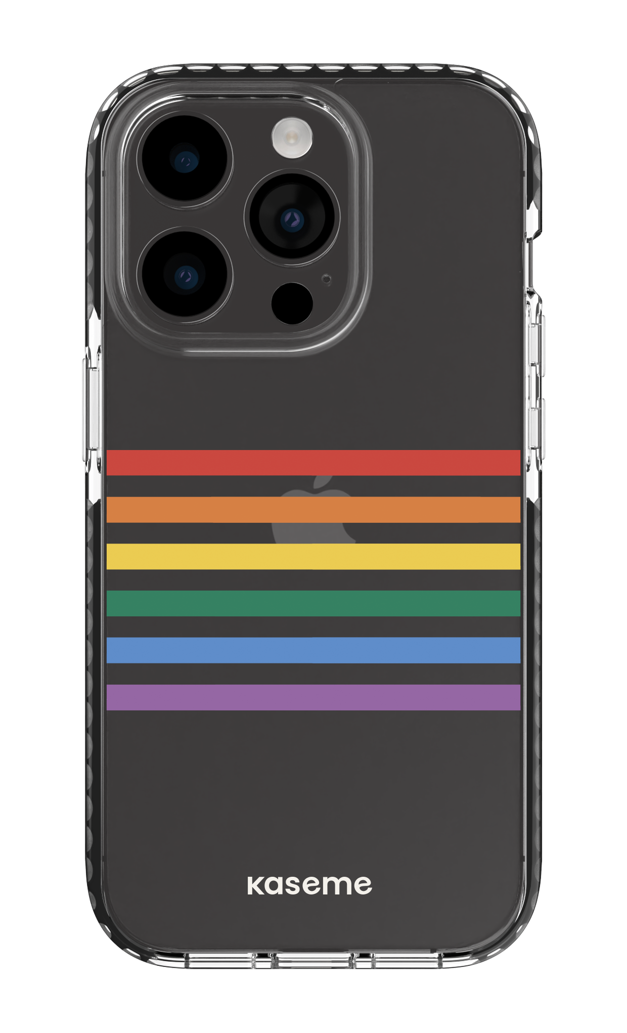 iPhone 14 Pro Clear Case - Black Out and proud clear case -