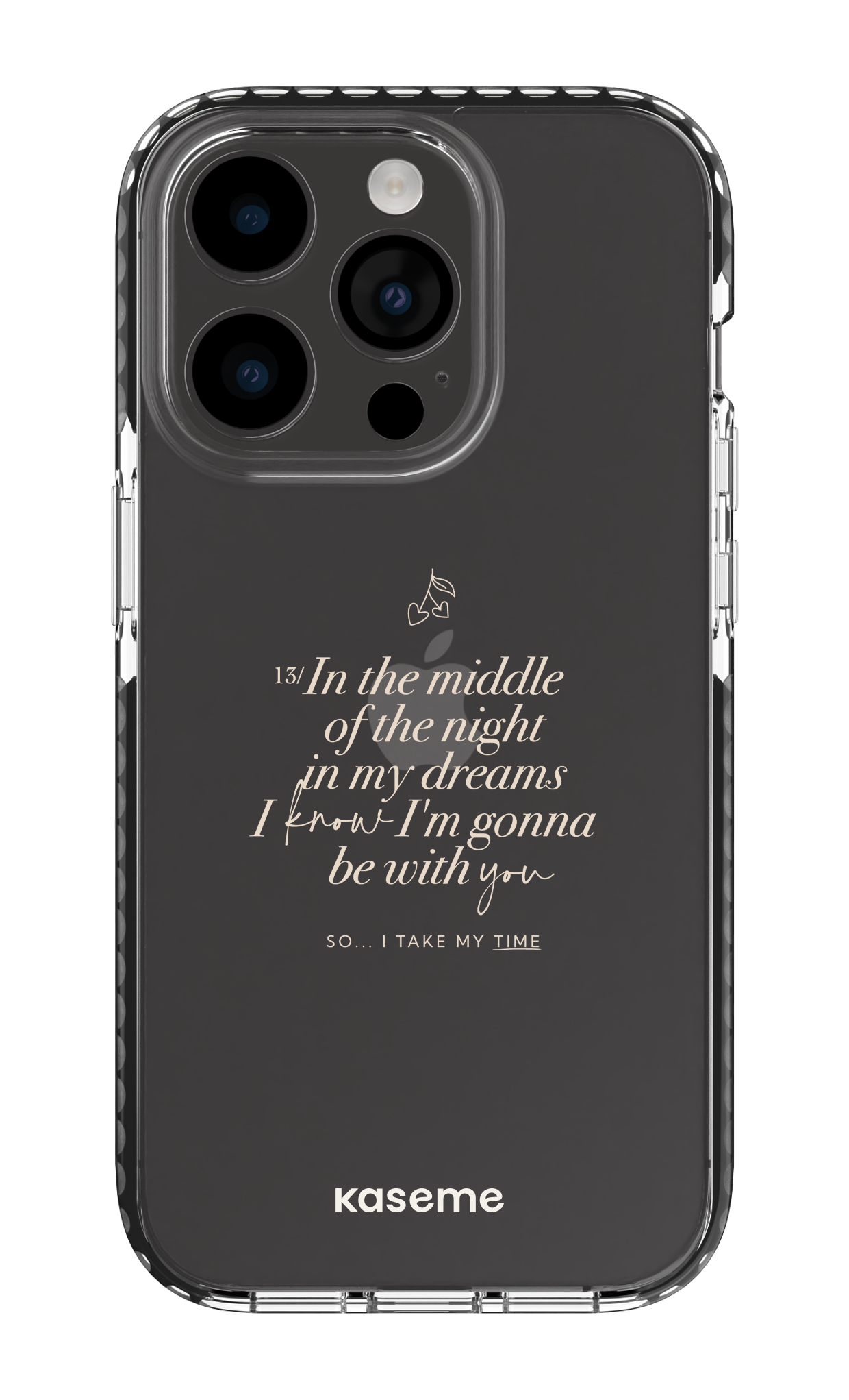 iPhone 14 Pro Clear Case - Black Ready For It Clear Case -