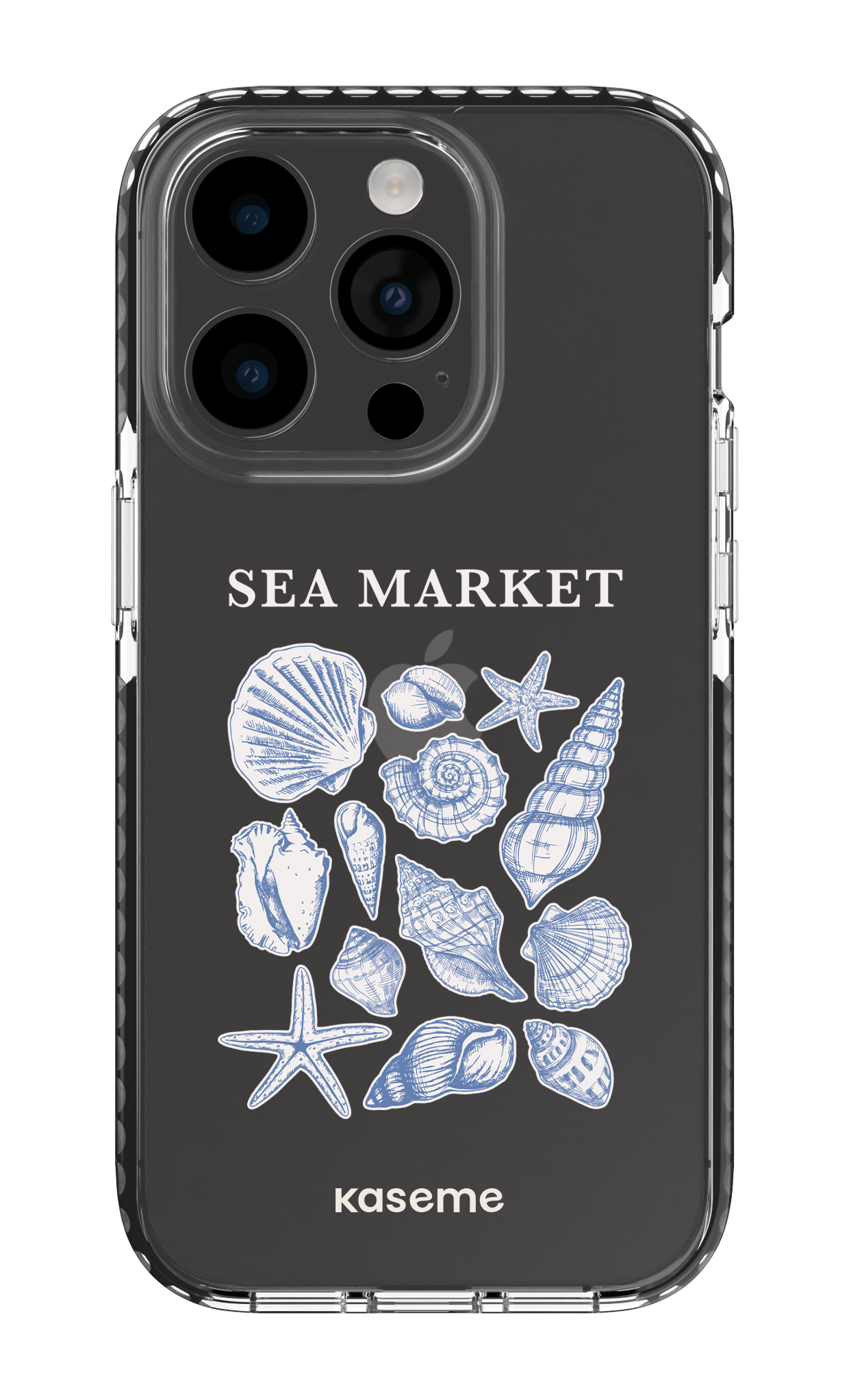 iPhone 14 Pro Clear Case - Black Souvenir Clear Case -