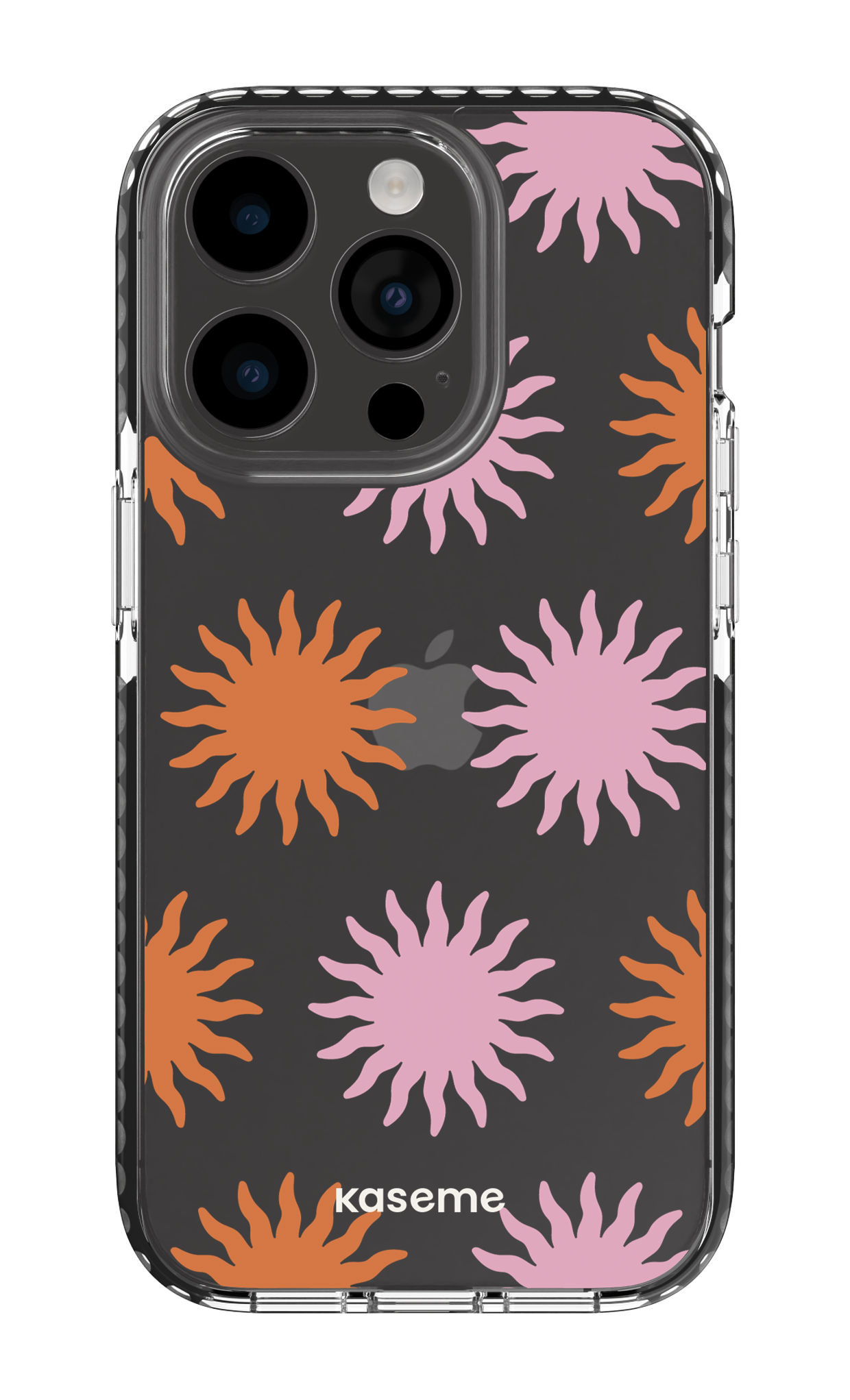 iPhone 14 Pro Clear Case - Black Vitamin Sea Clear Case -