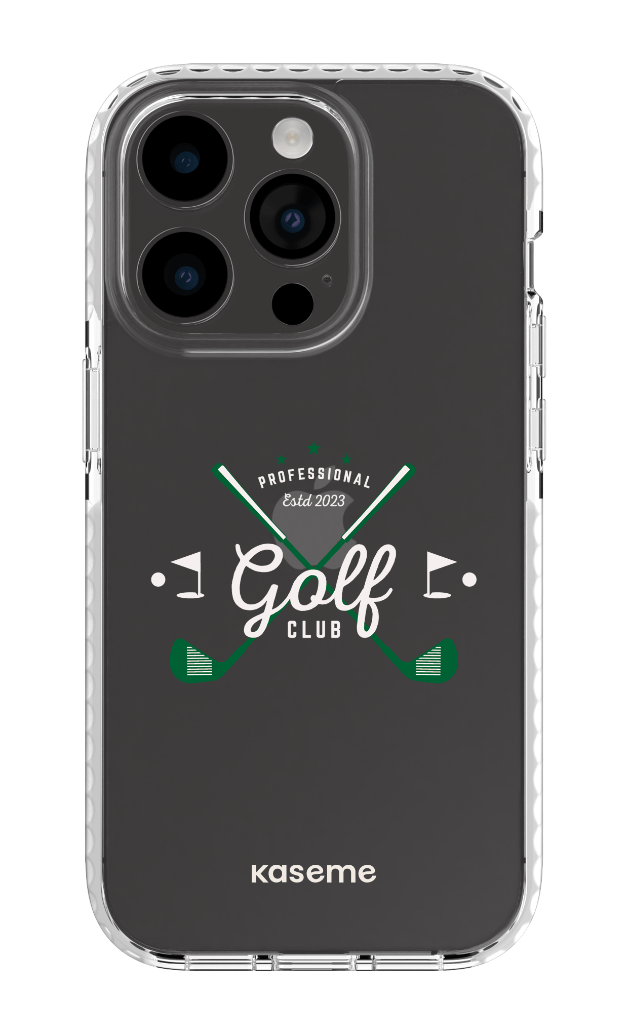 iPhone 14 Pro Clear Case white Bogey clear case -