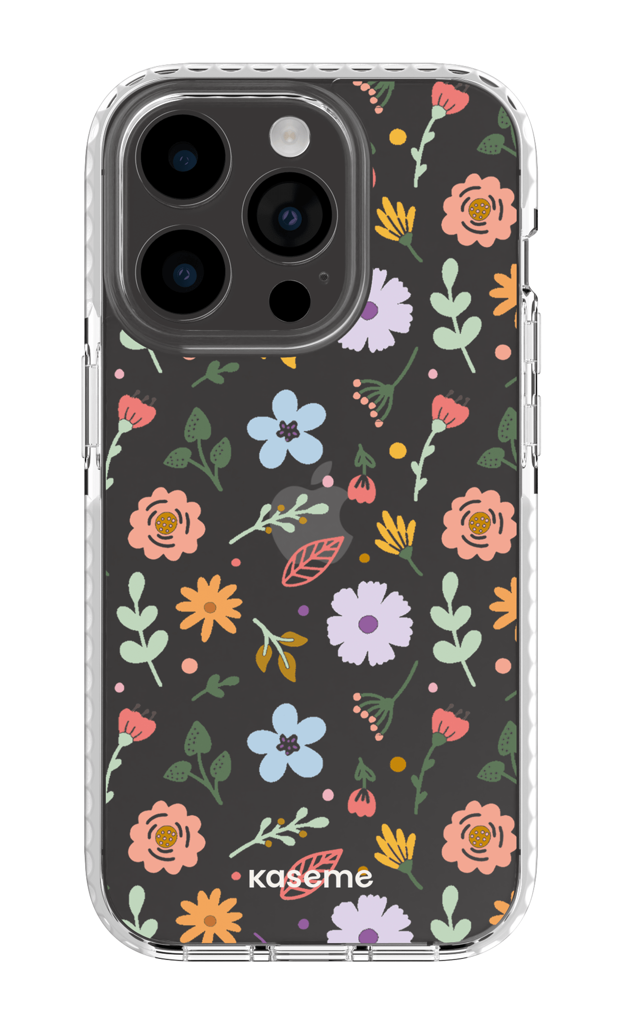 iPhone 14 Pro Clear Case white Charm clear case -