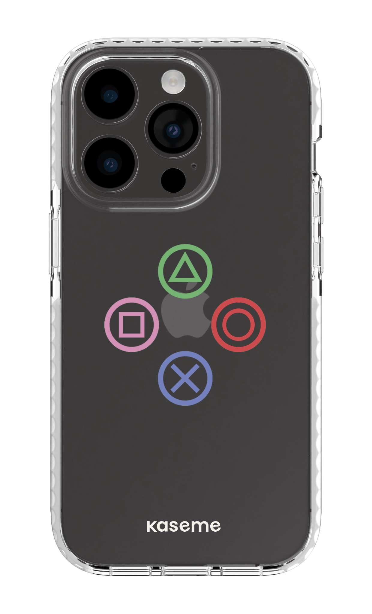 iPhone 14 Pro Clear Case white Console clear case -