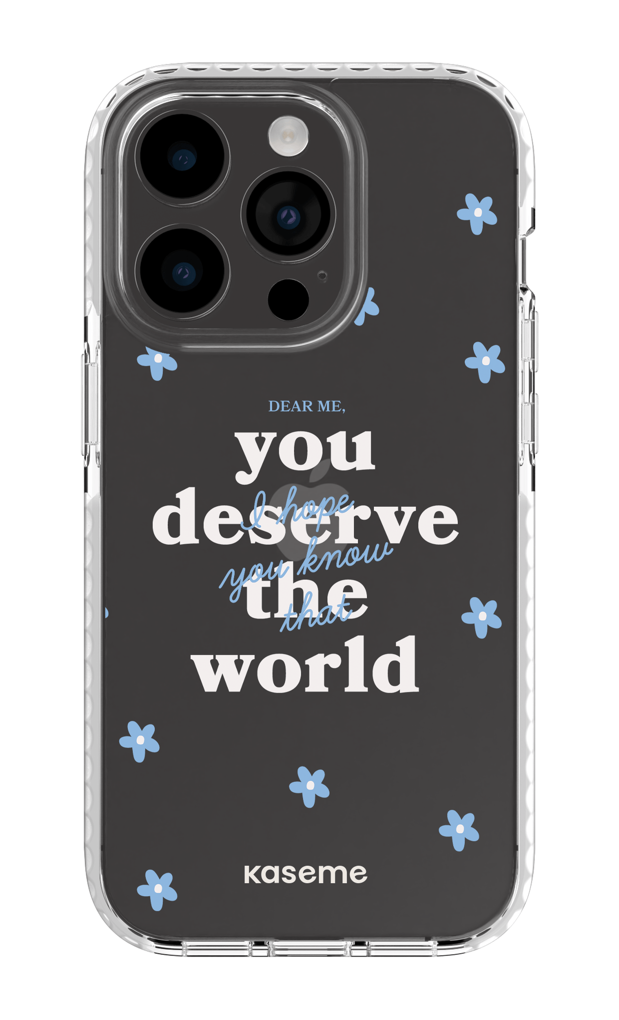 iPhone 14 Pro Clear Case white Dear Me clear case -