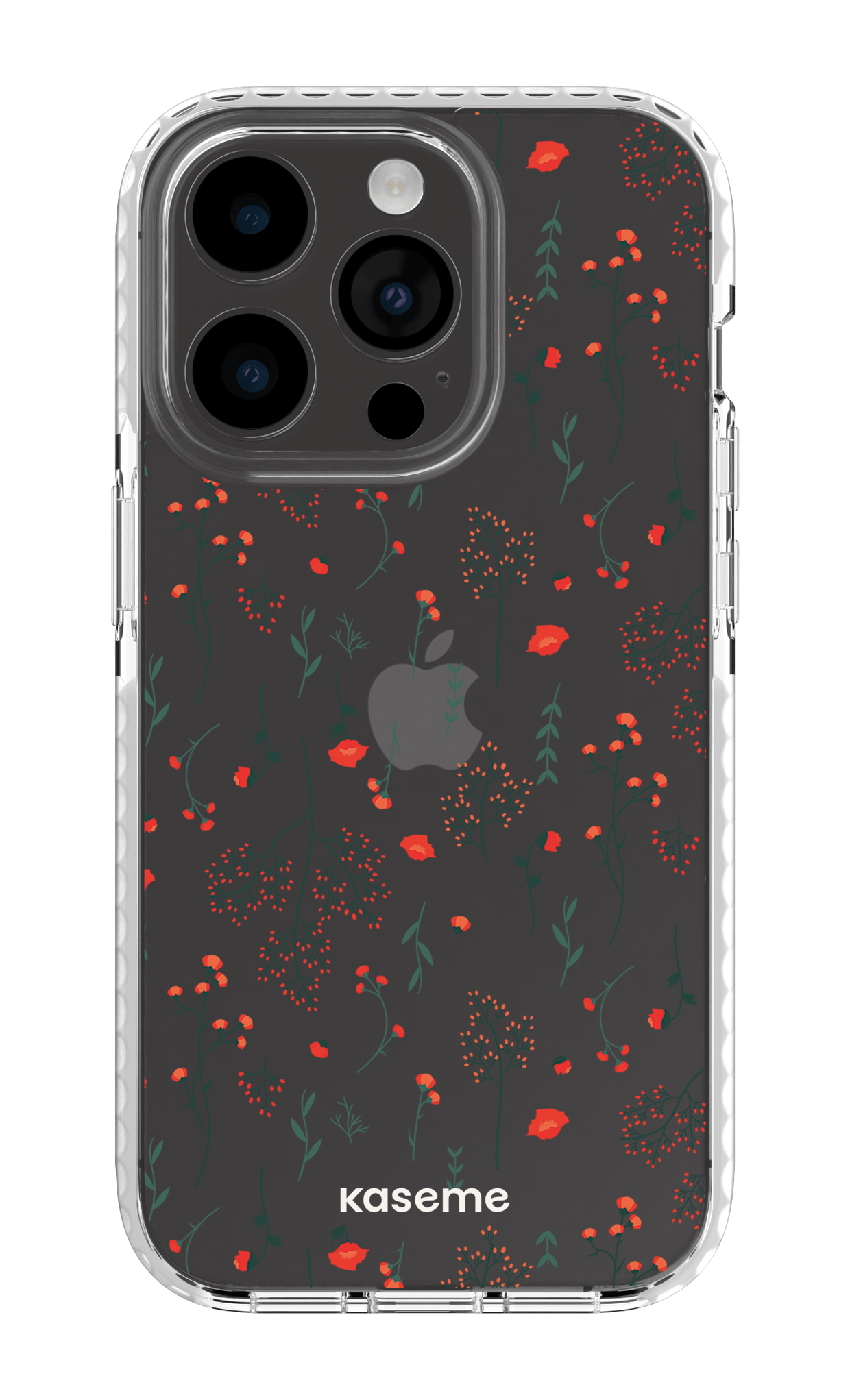 iPhone 14 Pro Clear Case white Evelyn Clear Case -