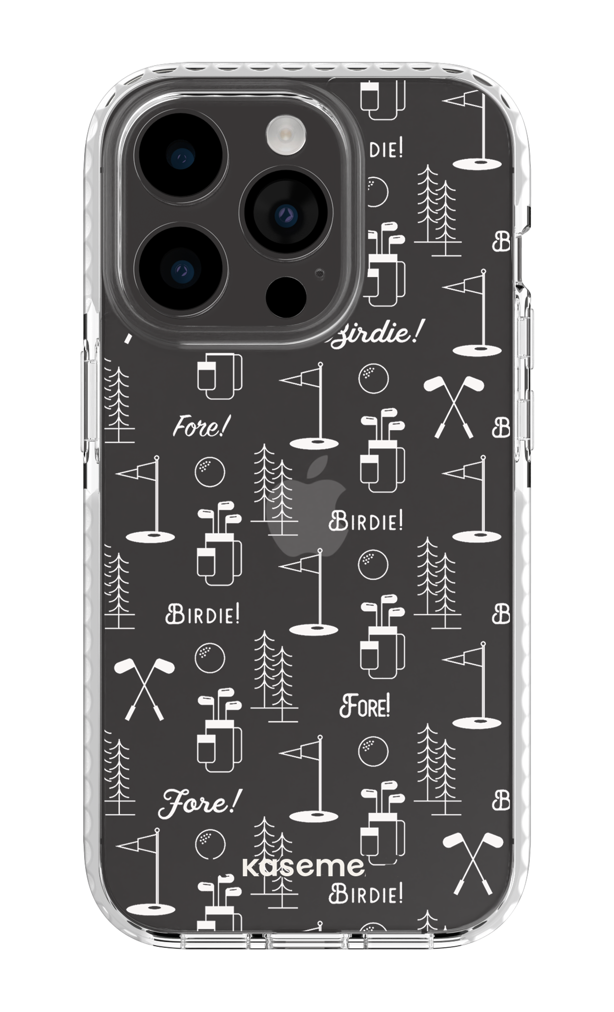 iPhone 14 Pro Clear Case white Fore clear case -