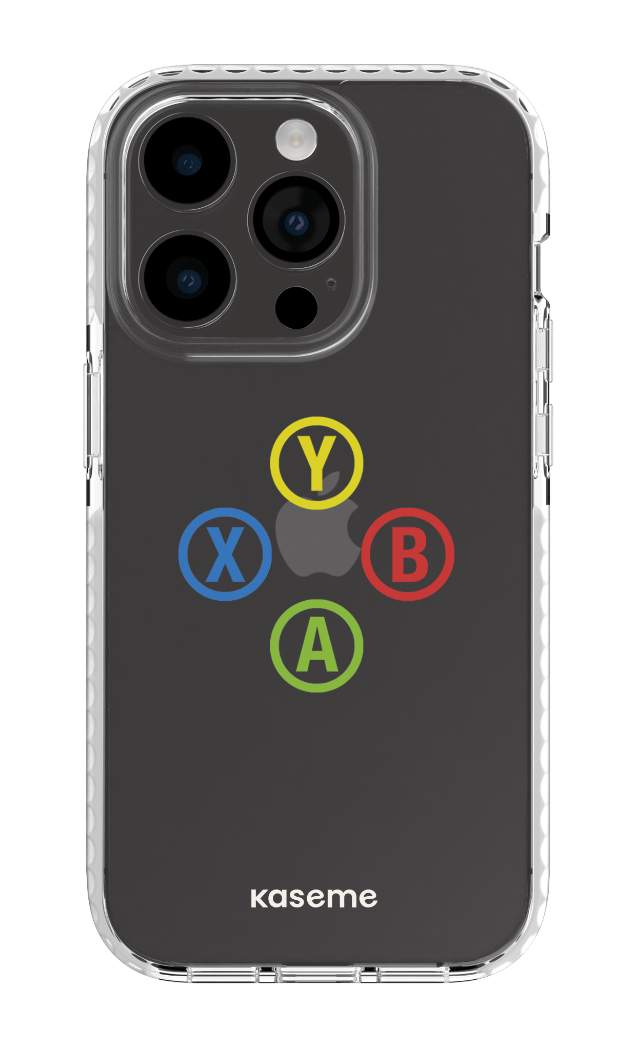 iPhone 14 Pro Clear Case white Game clear case -