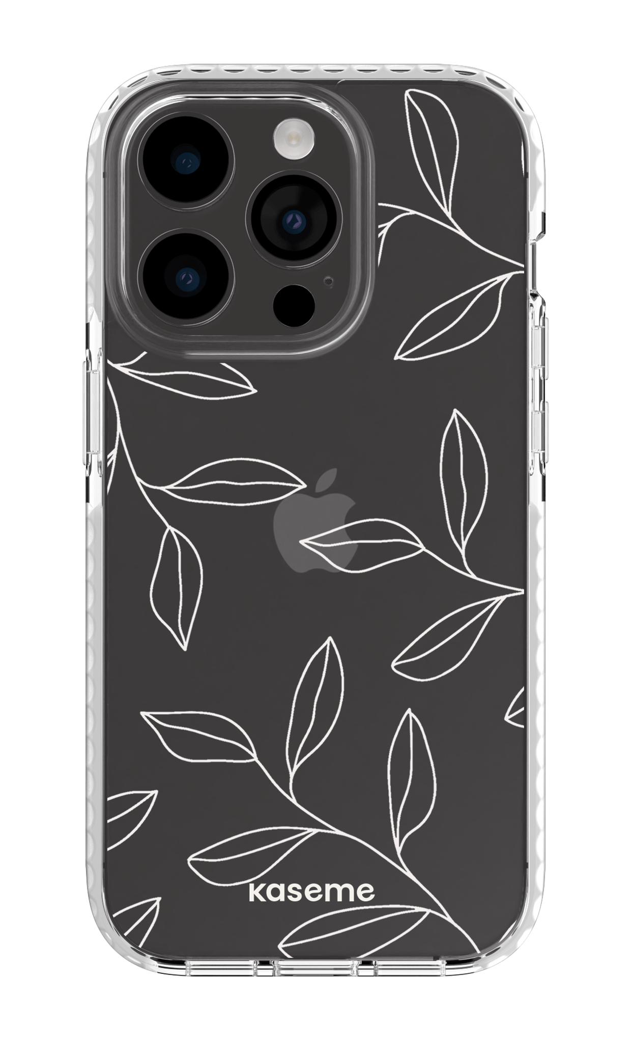 iPhone 14 Pro Clear Case white Gloomy Clear Case -