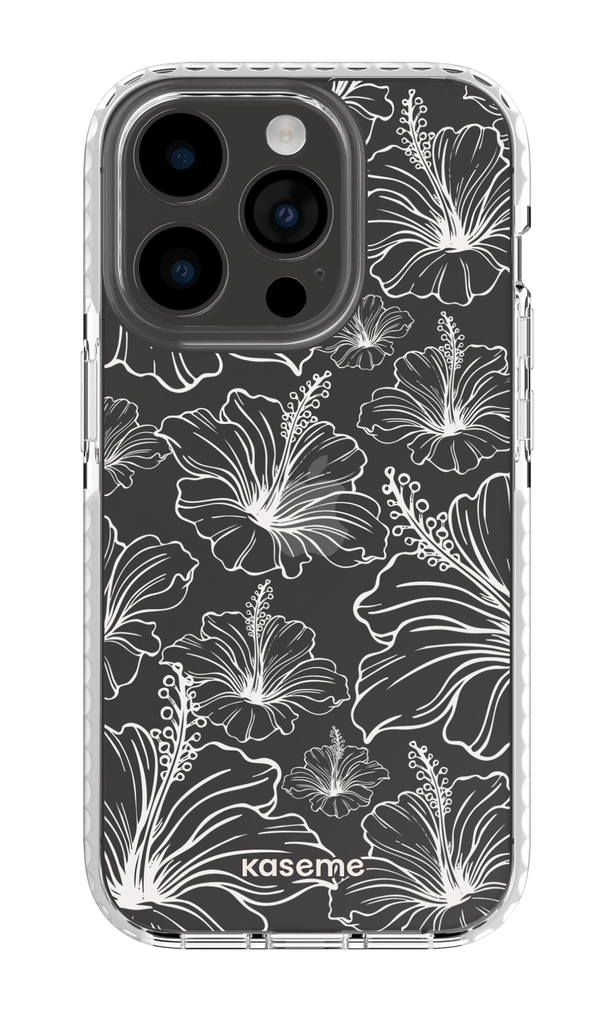 iPhone 14 Pro Clear Case white Kahala Clear Case -