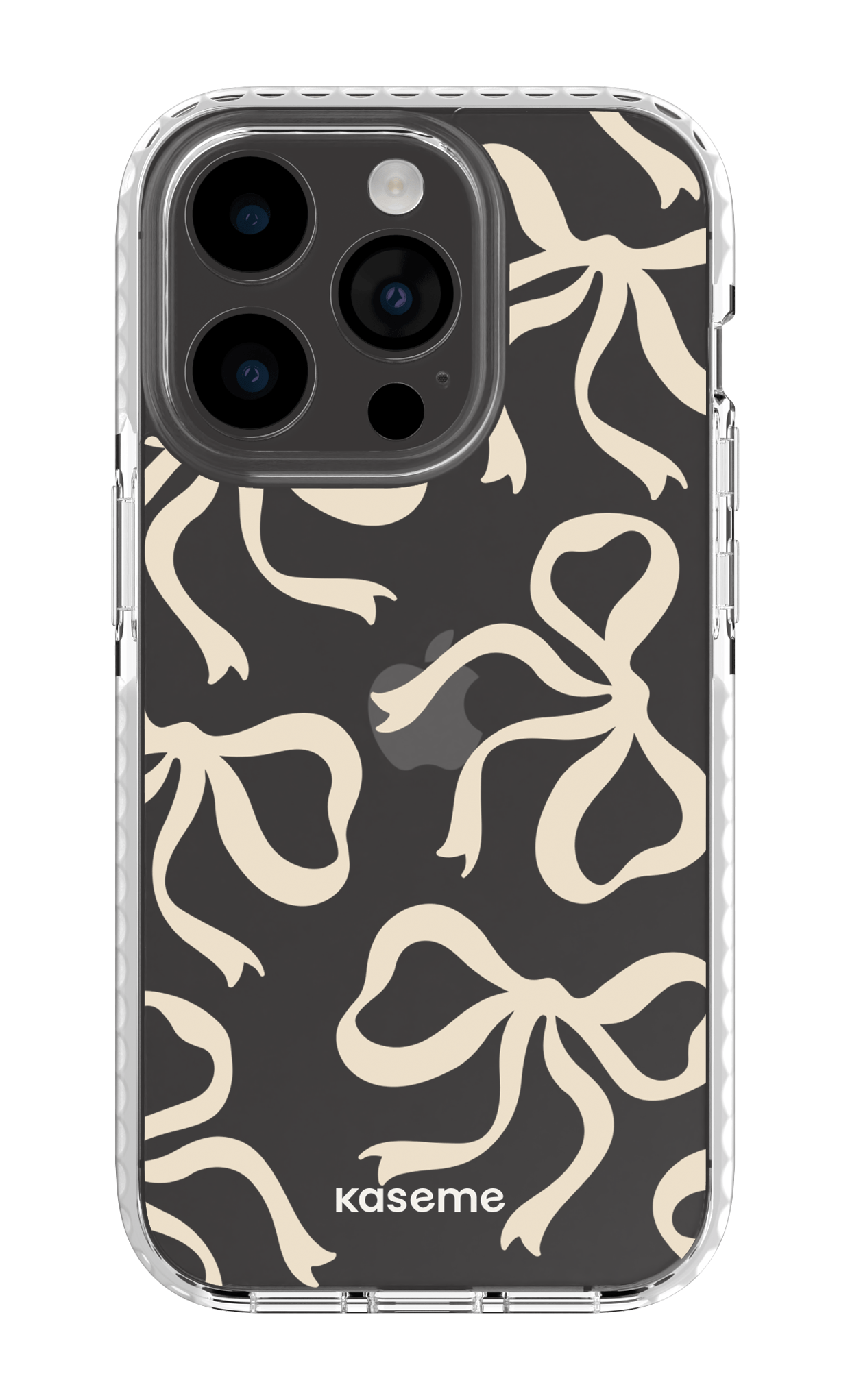 iPhone 14 Pro Clear Case white Lace Clear Case -